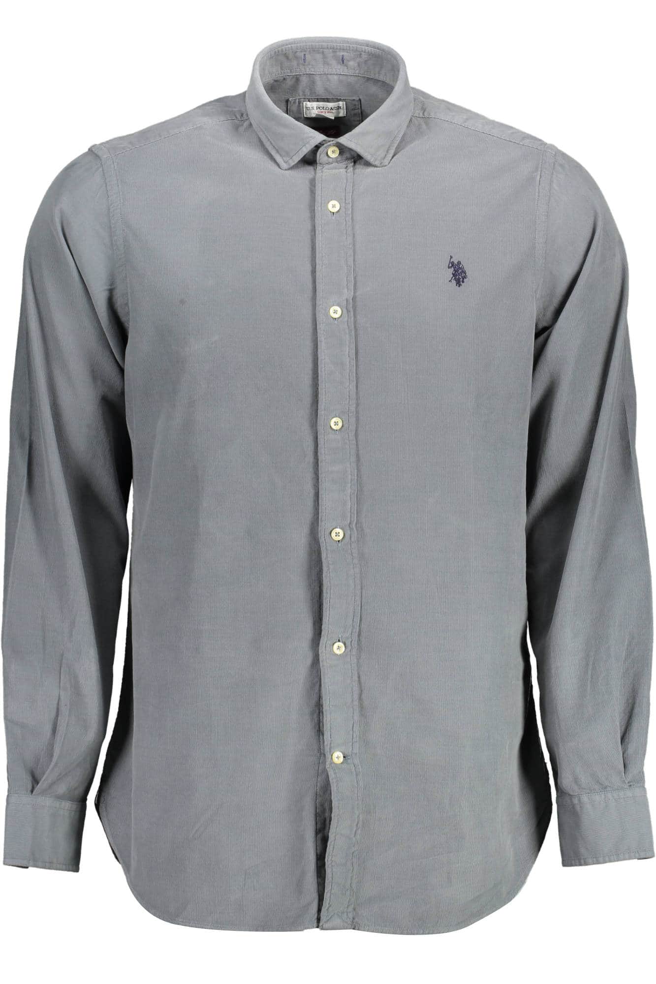 US POLO ASSN. MEN'S BLUE LONG-SLEEVED SHIRT