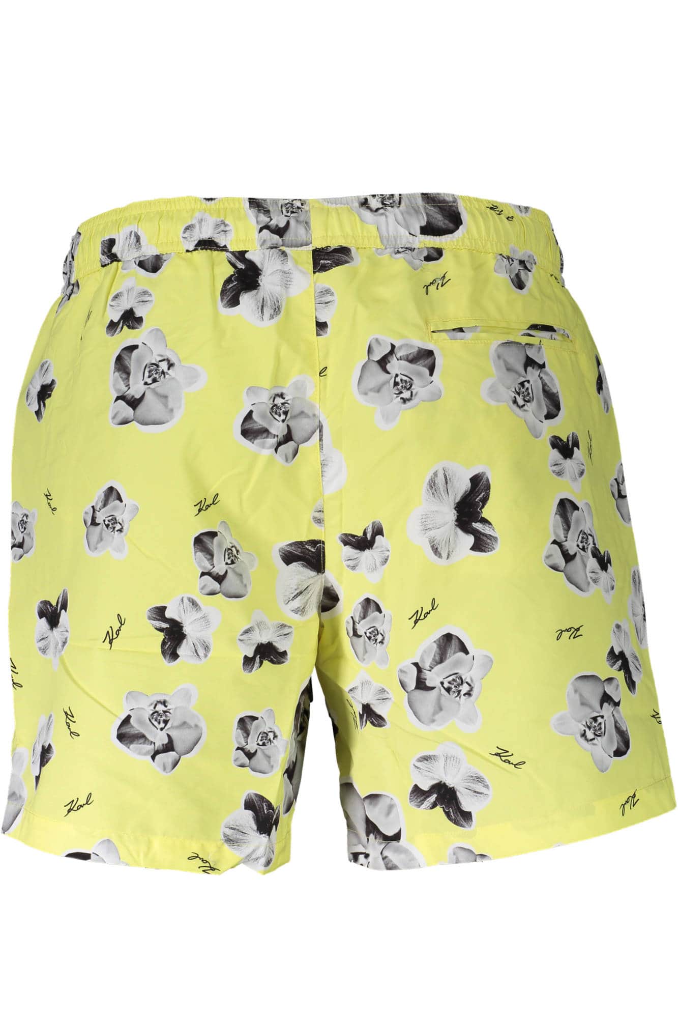 KARL LAGERFELD BEACHWEAR SWIMSUIT BOTTOM MEN YELLOW