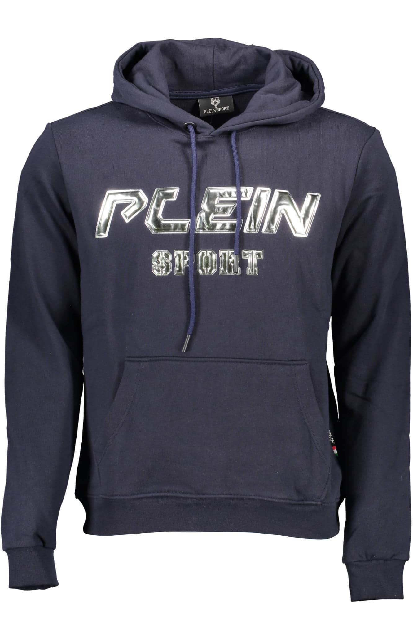 PLEIN SPORT SWEATSHIRT WITHOUT ZIP MEN BLUE