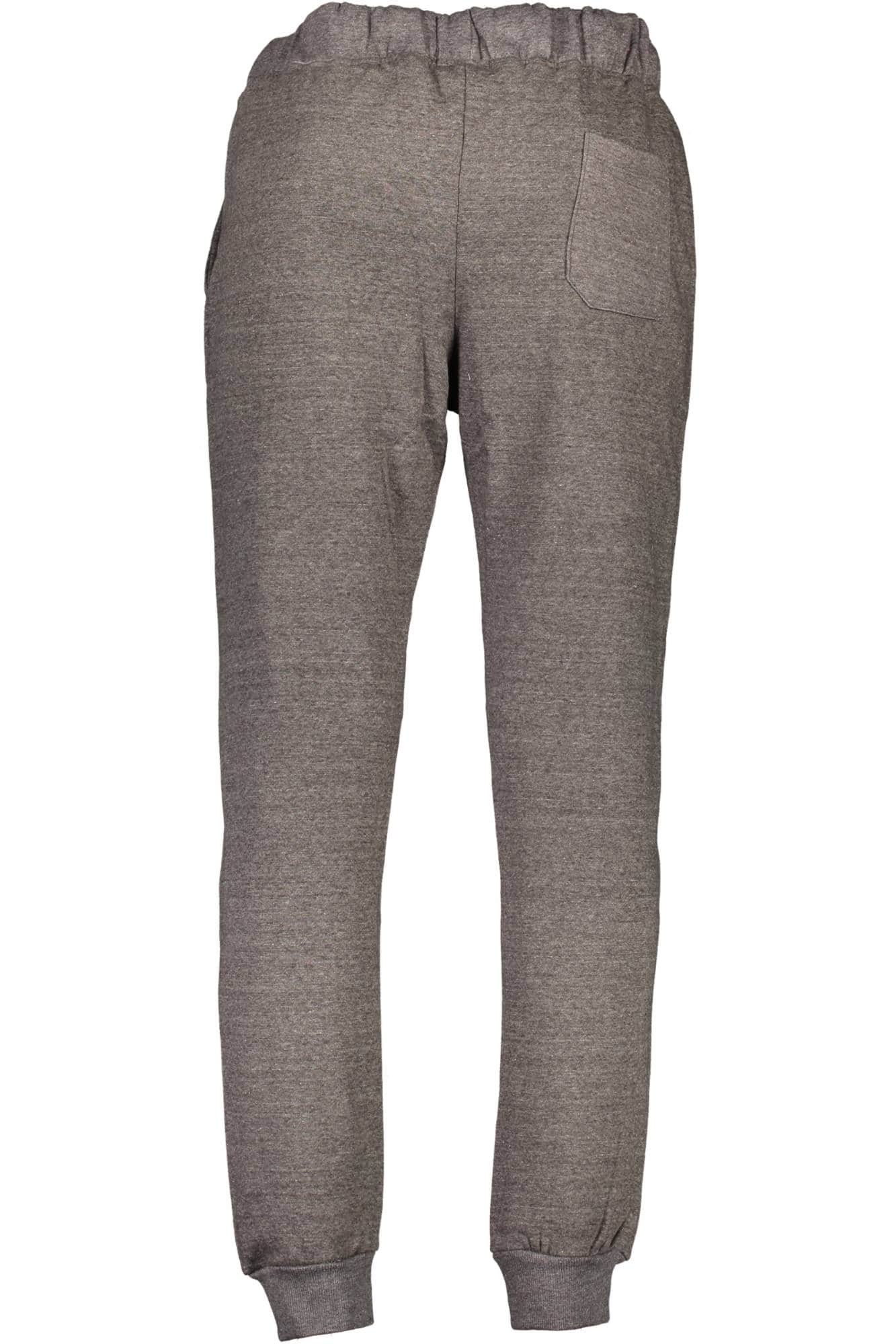 GIAN MARCO VENTURI MEN'S TROUSERS GREY