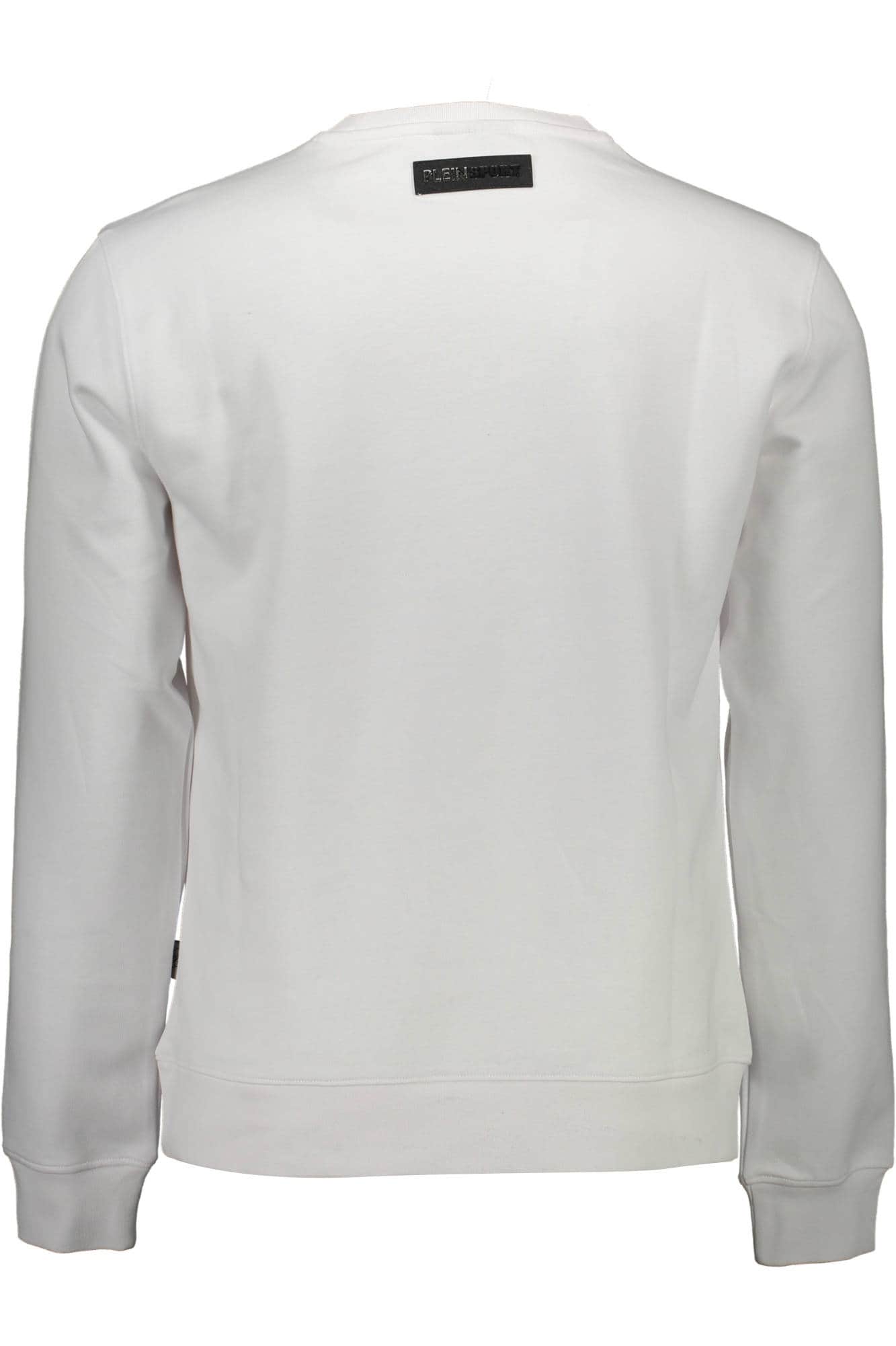 PLEIN SPORT MEN'S ZIP-UP SWEATSHIRT WHITE