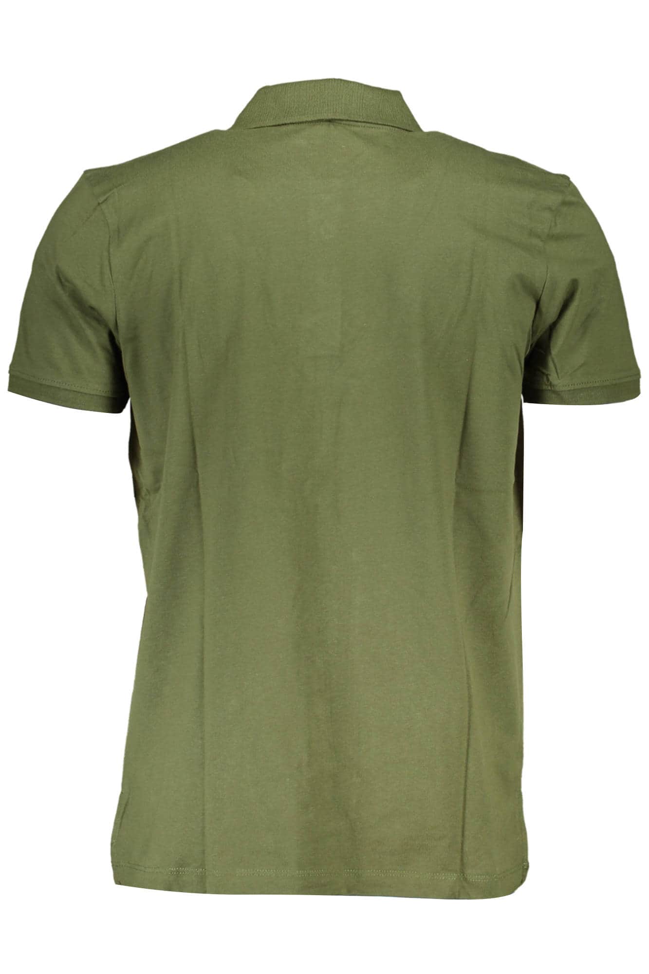 GIAN MARCO VENTURI MEN'S SHORT SLEEVE POLO GREEN