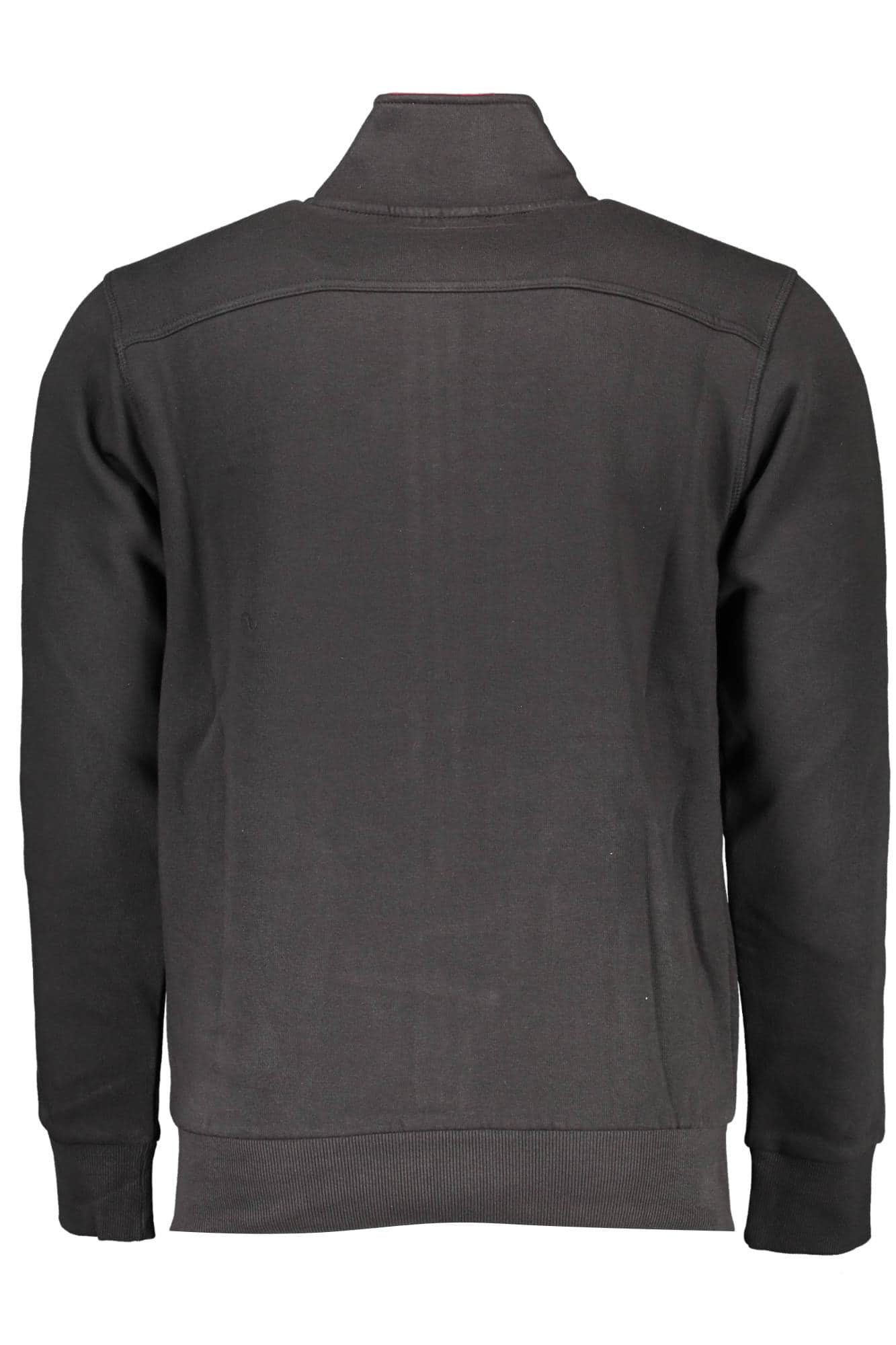US GRAND MEN'S BLACK ZIP-UP SWEATSHIRT
