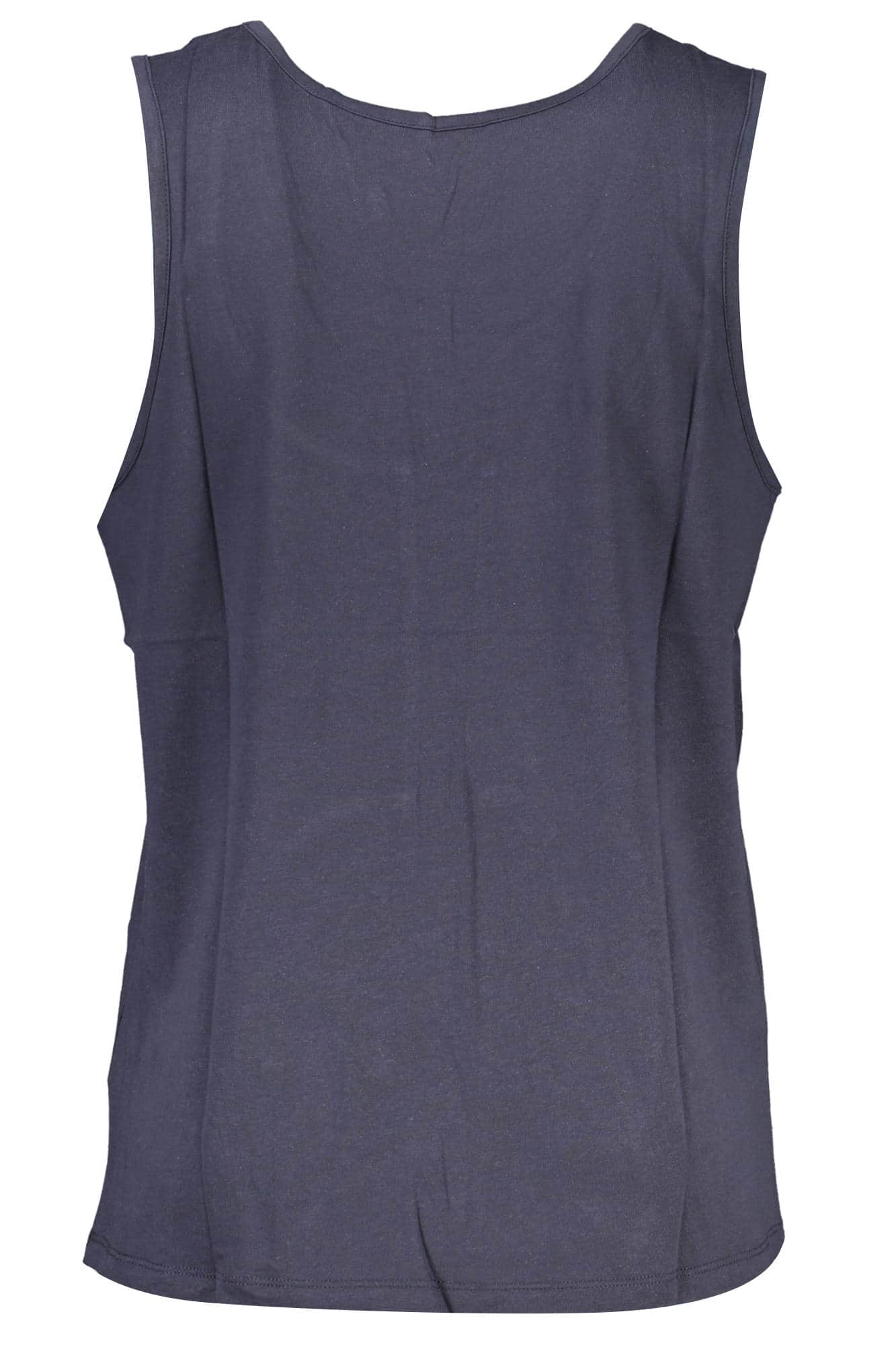 GIAN MARCO VENTURI MEN'S BLUE TANK TOP