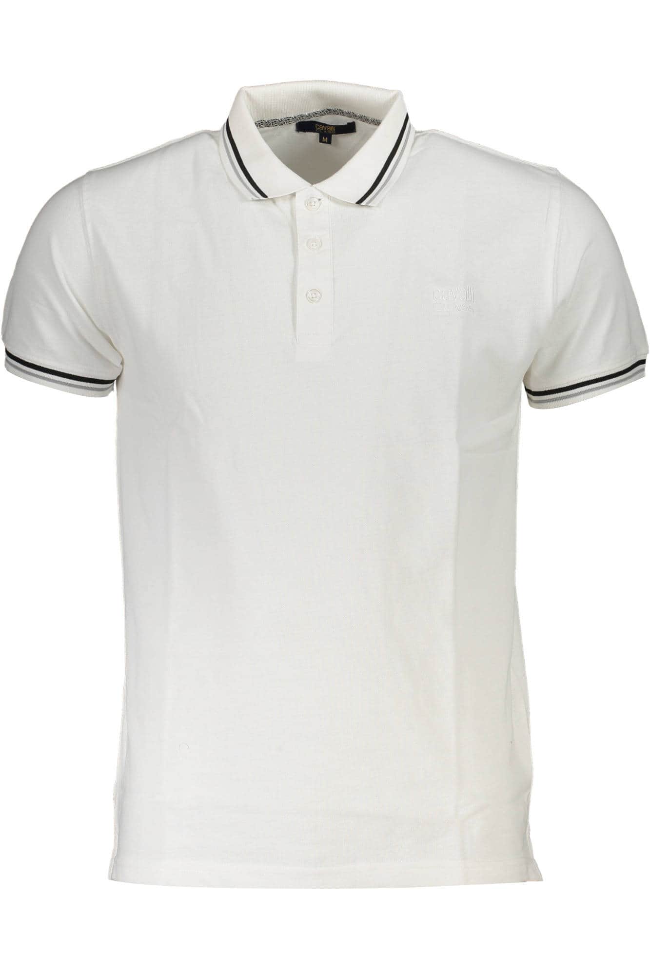 CAVALLI CLASS POLO SHORT SLEEVES MEN WHITE