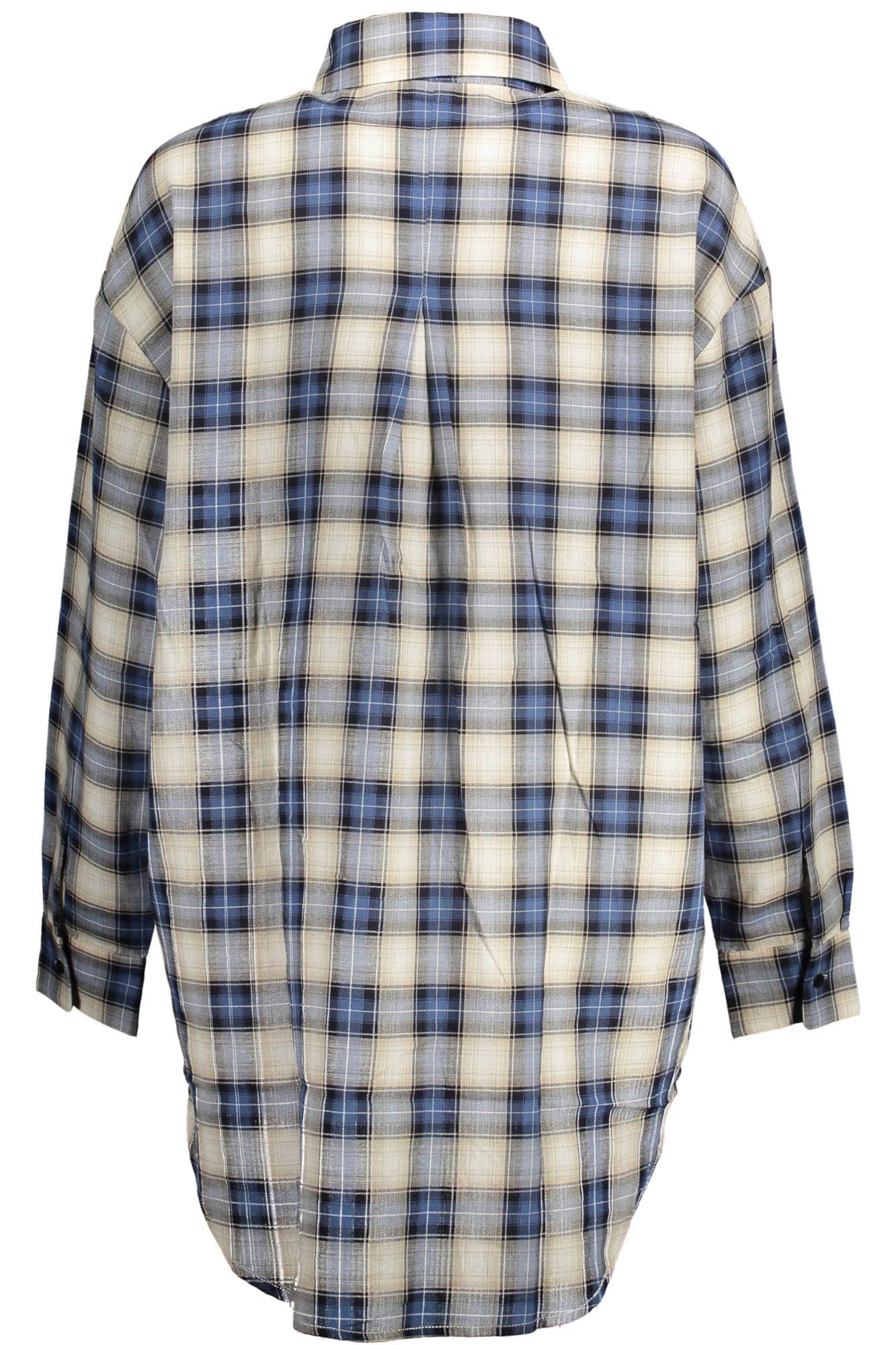 DESIGUAL LONG SLEEVE SHIRT WOMEN BLUE