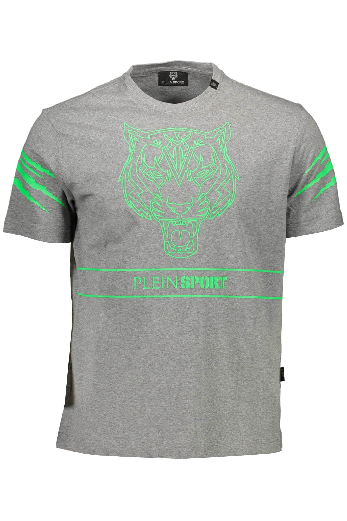 PLEIN SPORT SHORT SLEEVE T-SHIRT MEN GREY