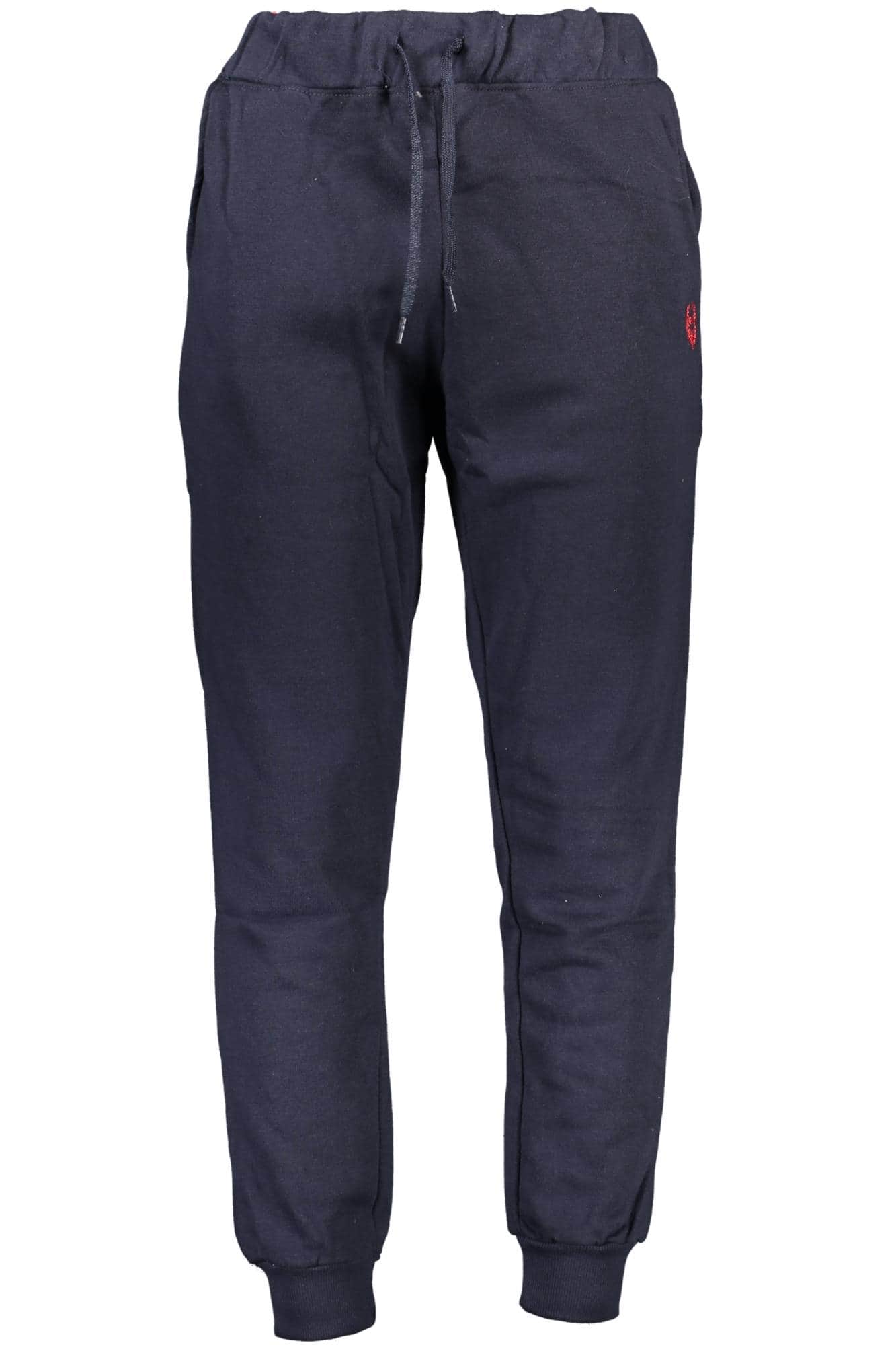 GIAN MARCO VENTURI MEN'S BLUE TROUSERS