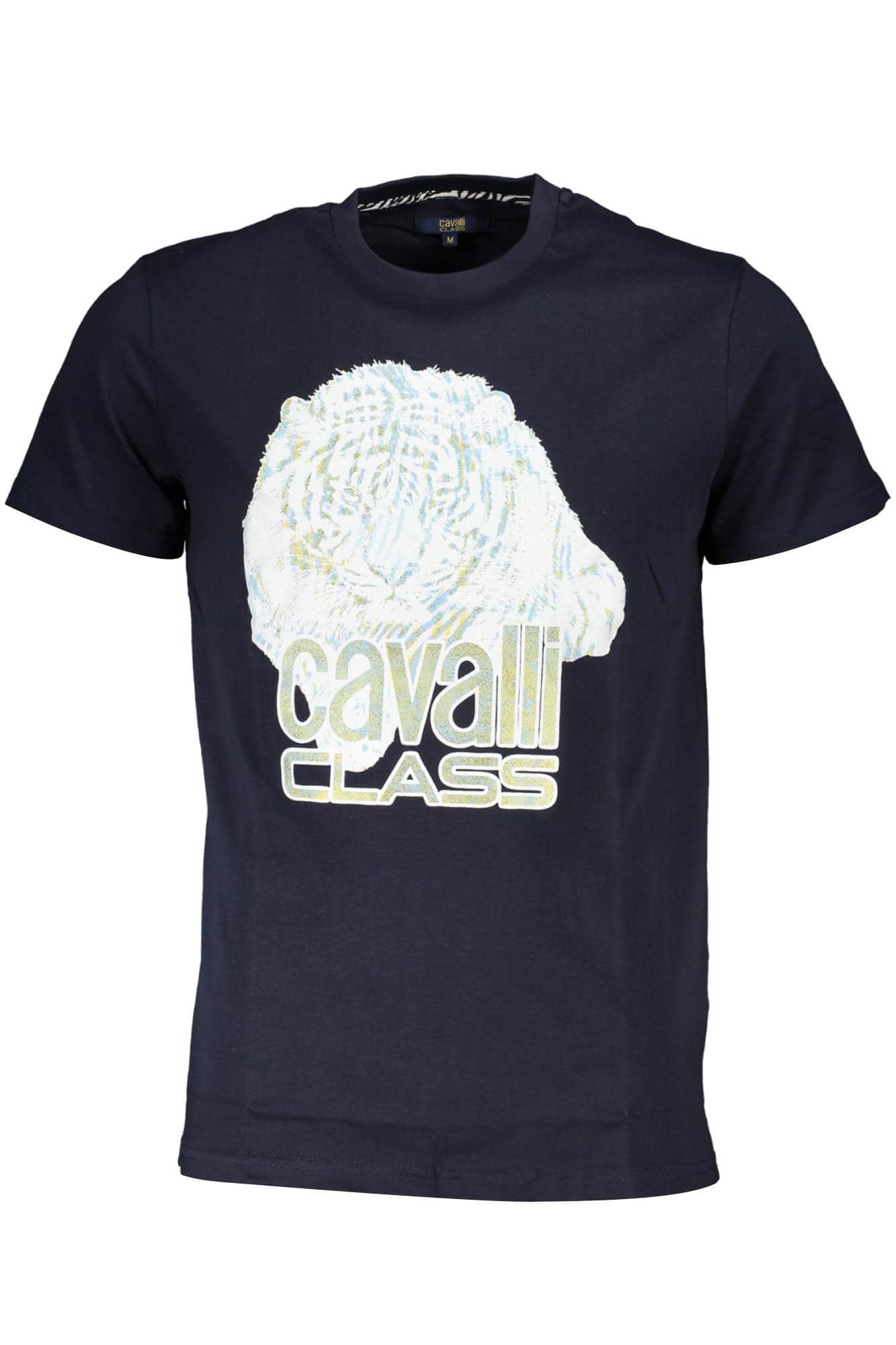 CAVALLI CLASS SHORT SLEEVE T-SHIRT MEN BLUE