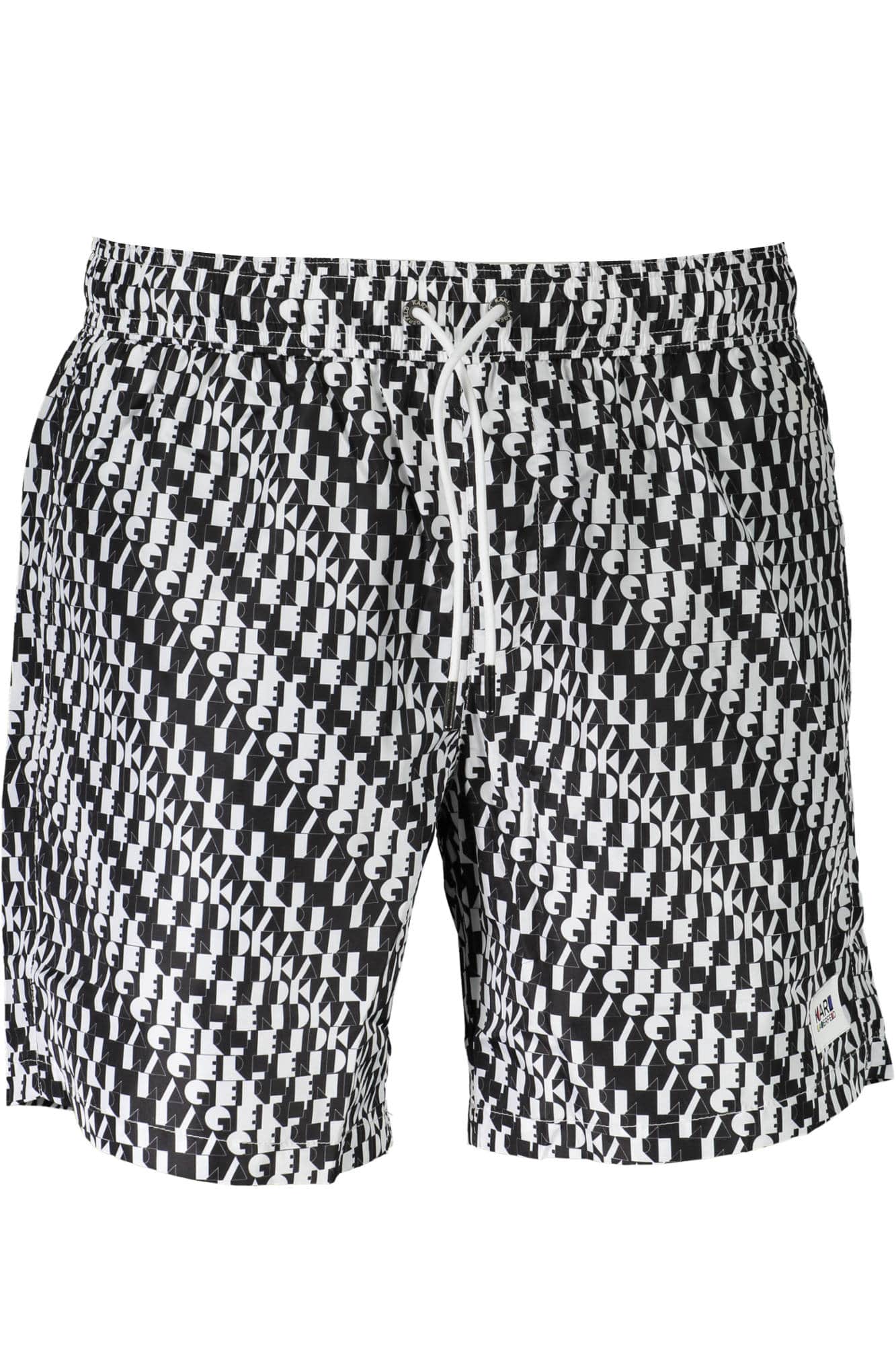 KARL LAGERFELD BEACHWEAR SWIMSUIT BOTTOM MEN WHITE