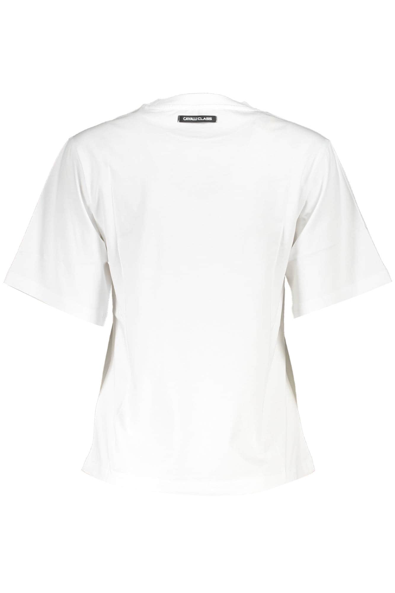 CAVALLI CLASS SHORT SLEEVE T-SHIRT WOMEN WHITE