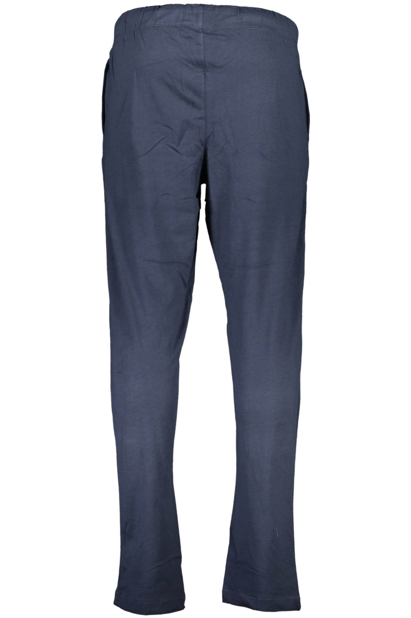 GIAN MARCO VENTURI MEN'S BLUE TROUSERS