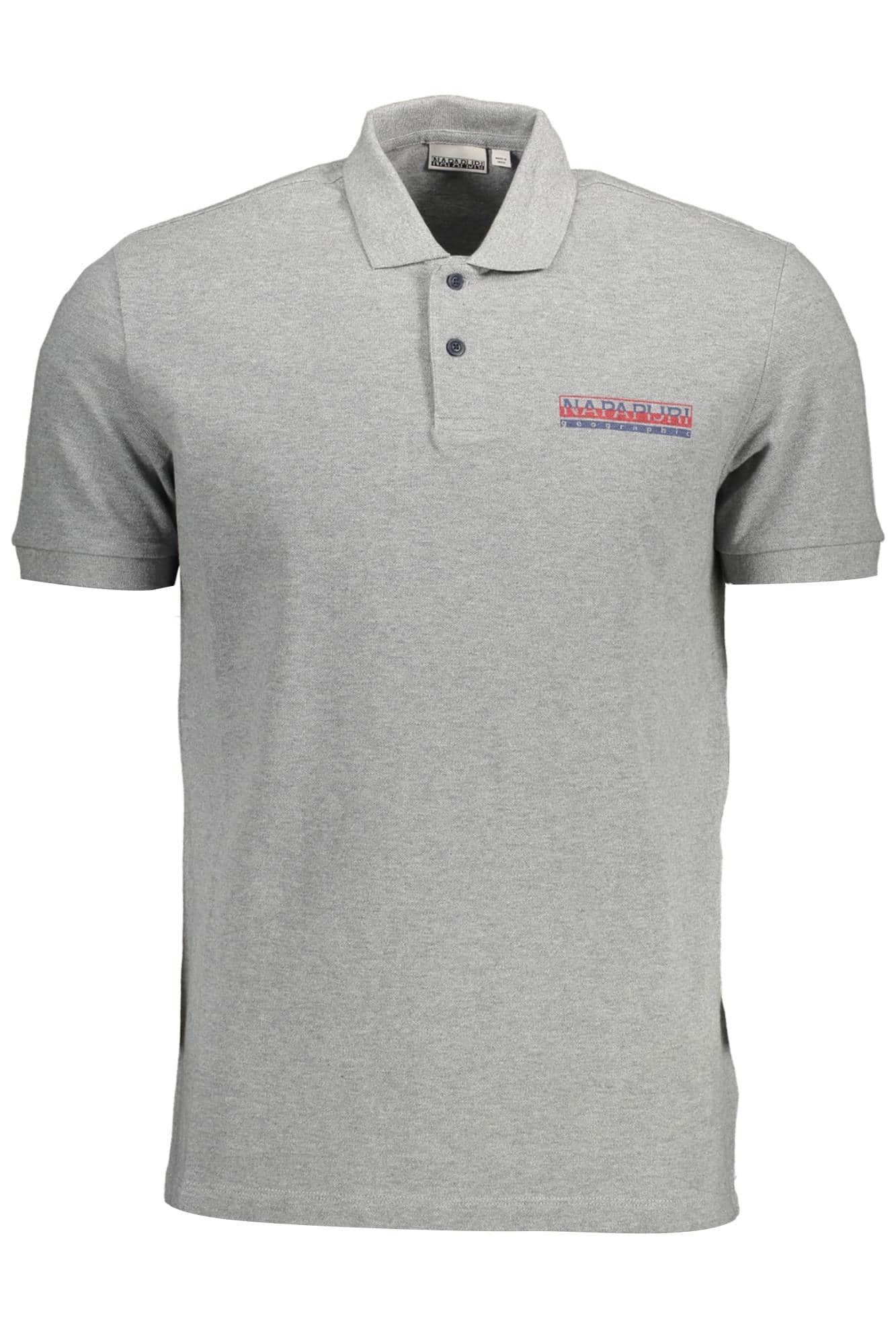 NAPAPIJRI POLO SHORT SLEEVES MEN GREY