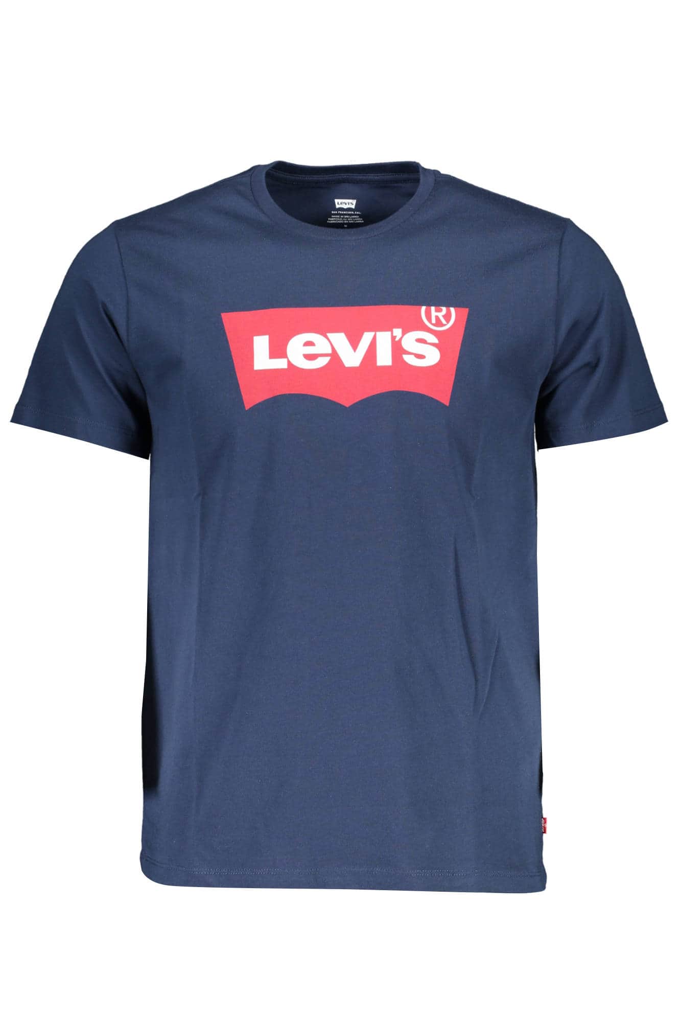 Levi's heren korte mouw t-shirt blauw