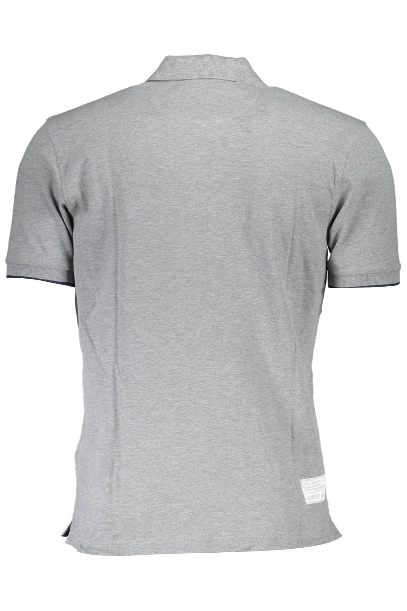 LA MARTINA MEN'S SHORT SLEEVE POLO GREY