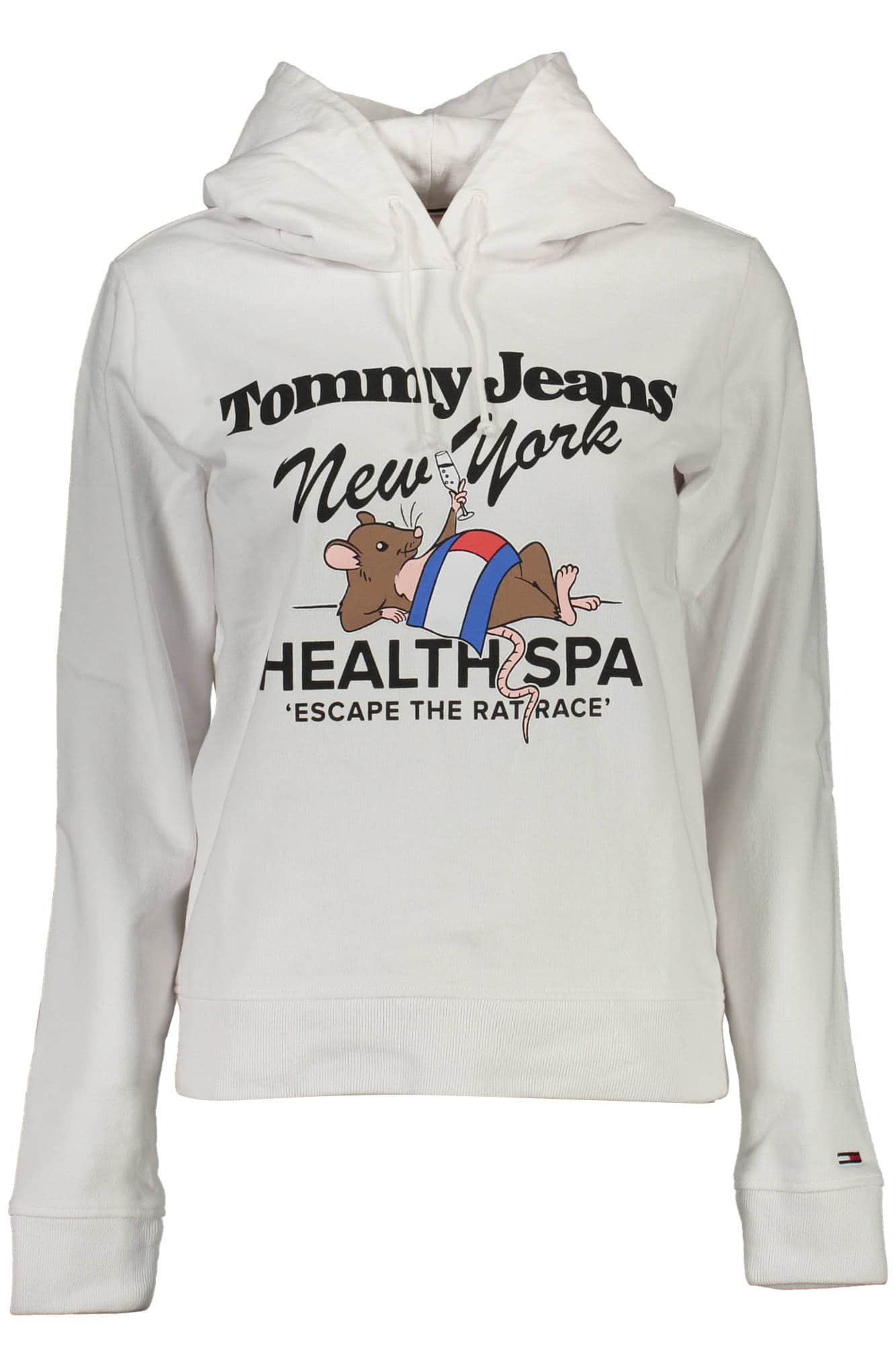 TOMMY HILFIGER SWEATSHIRT WITHOUT ZIP WOMEN WHITE