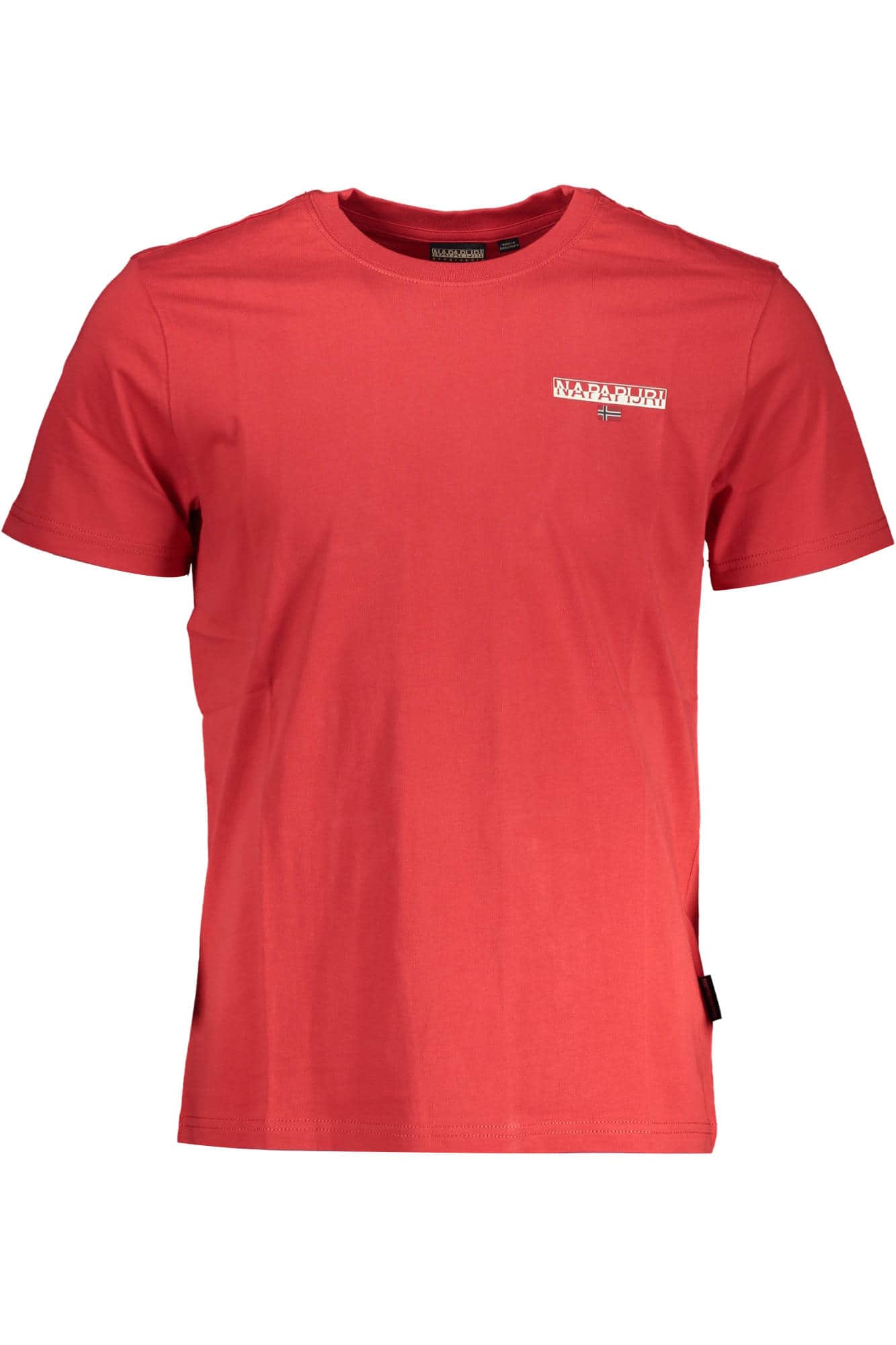 NAPAPIJRI HEREN KORTE MOUW T-SHIRT ROOD