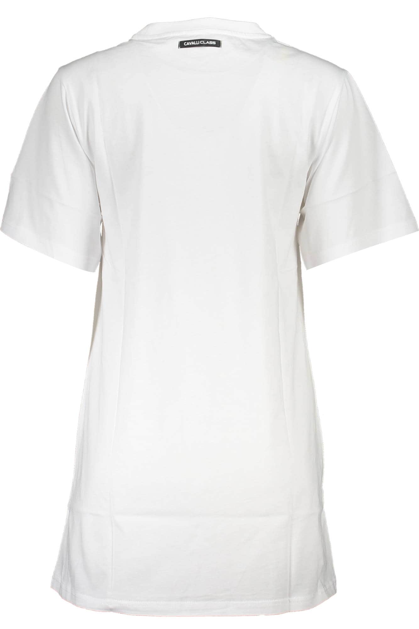 CAVALLI CLASS SHORT DRESS WOMEN WHITE