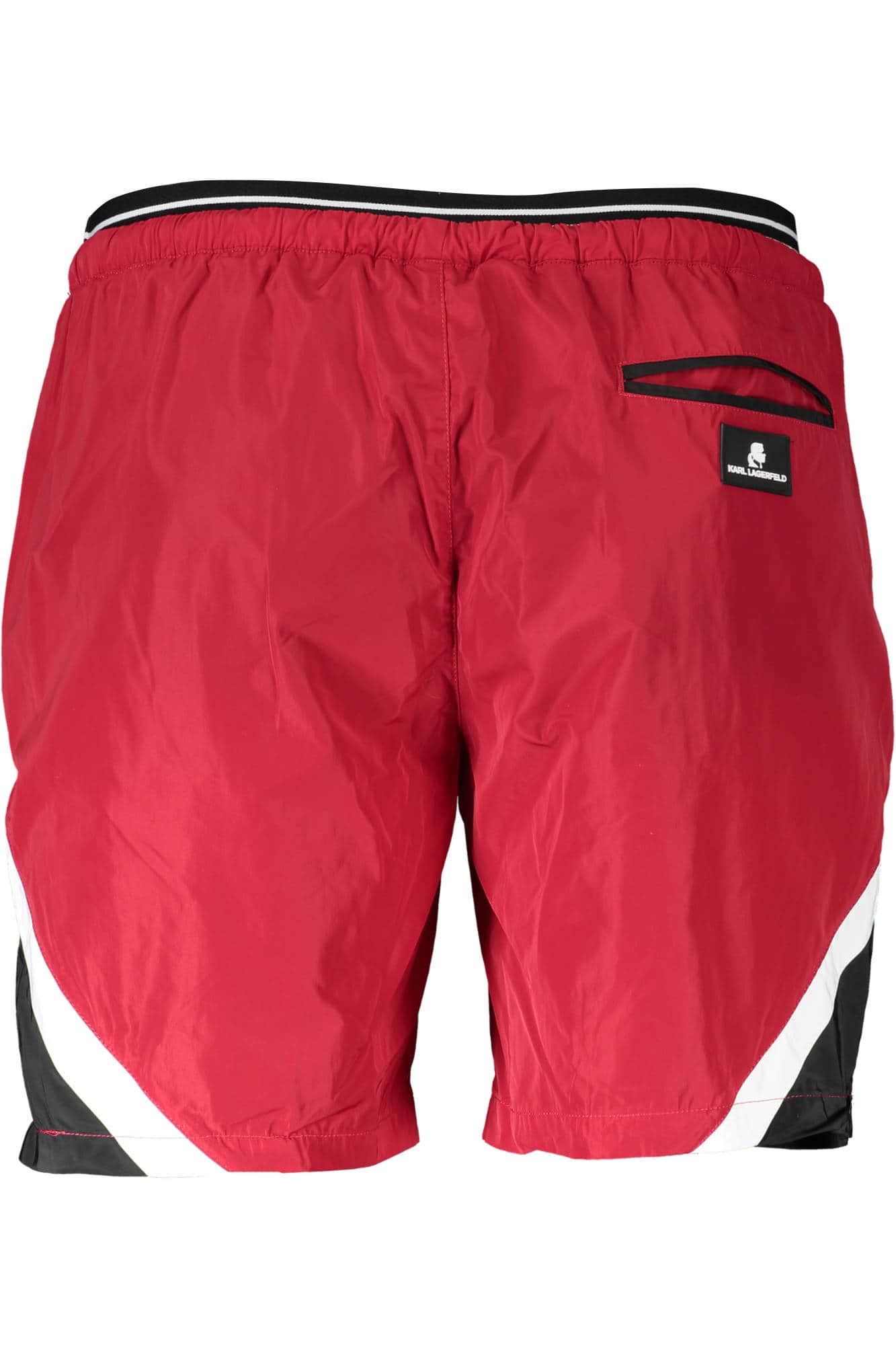 KARL LAGERFELD BEACHWEAR SWIMSUIT MEN'S BOTTOM RED