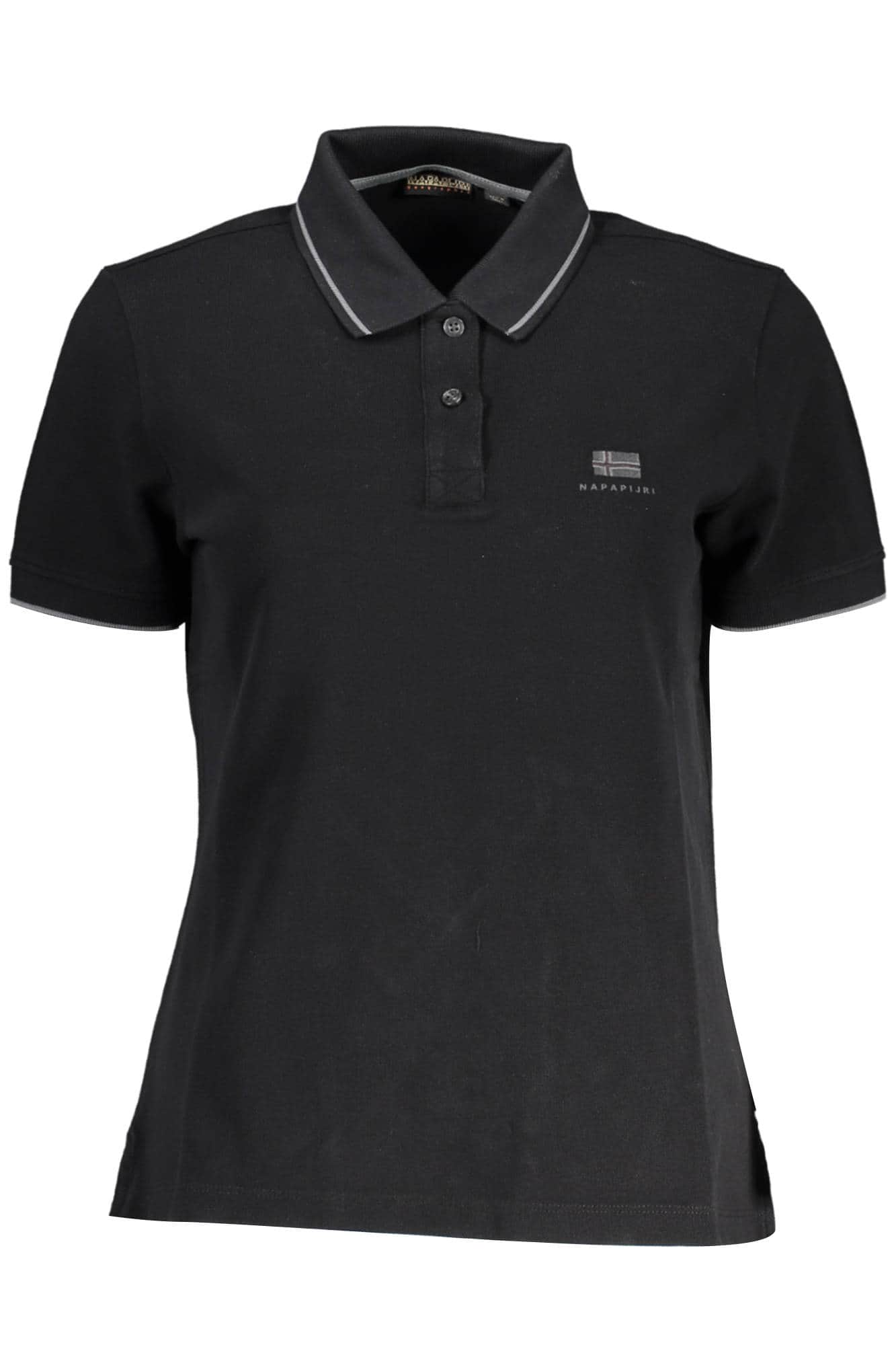 NAPAPIJRI SHORT SLEEVE POLO WOMEN BLACK