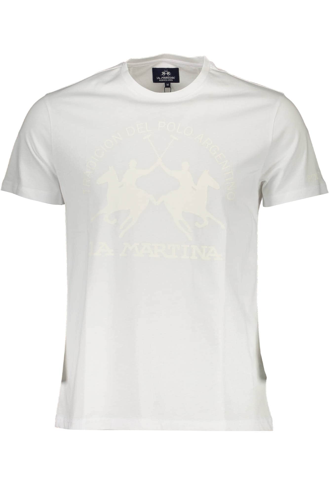 LA MARTINA MEN'S SHORT SLEEVE T-SHIRT WHITE