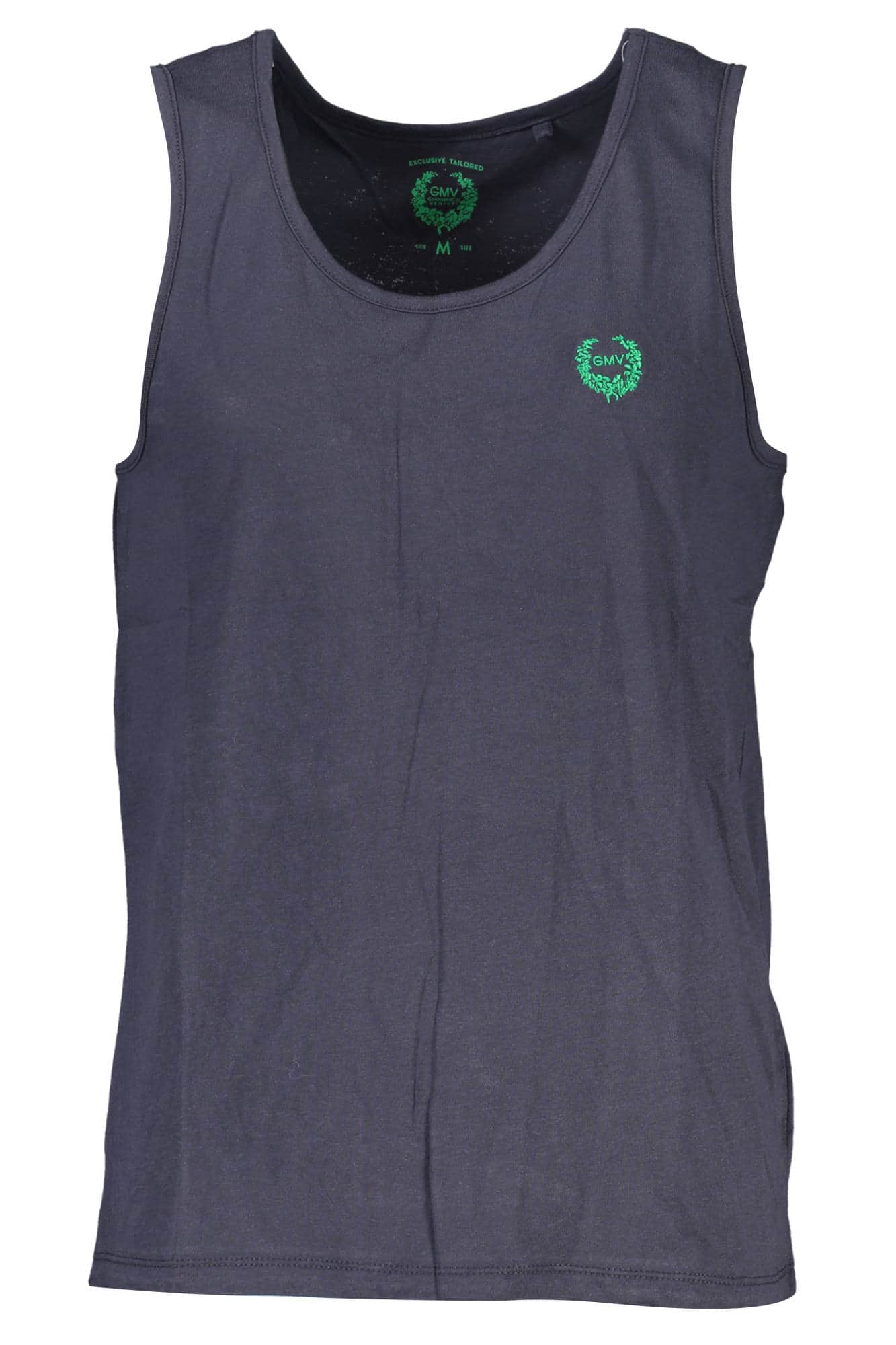GIAN MARCO VENTURI MEN'S BLUE TANK TOP