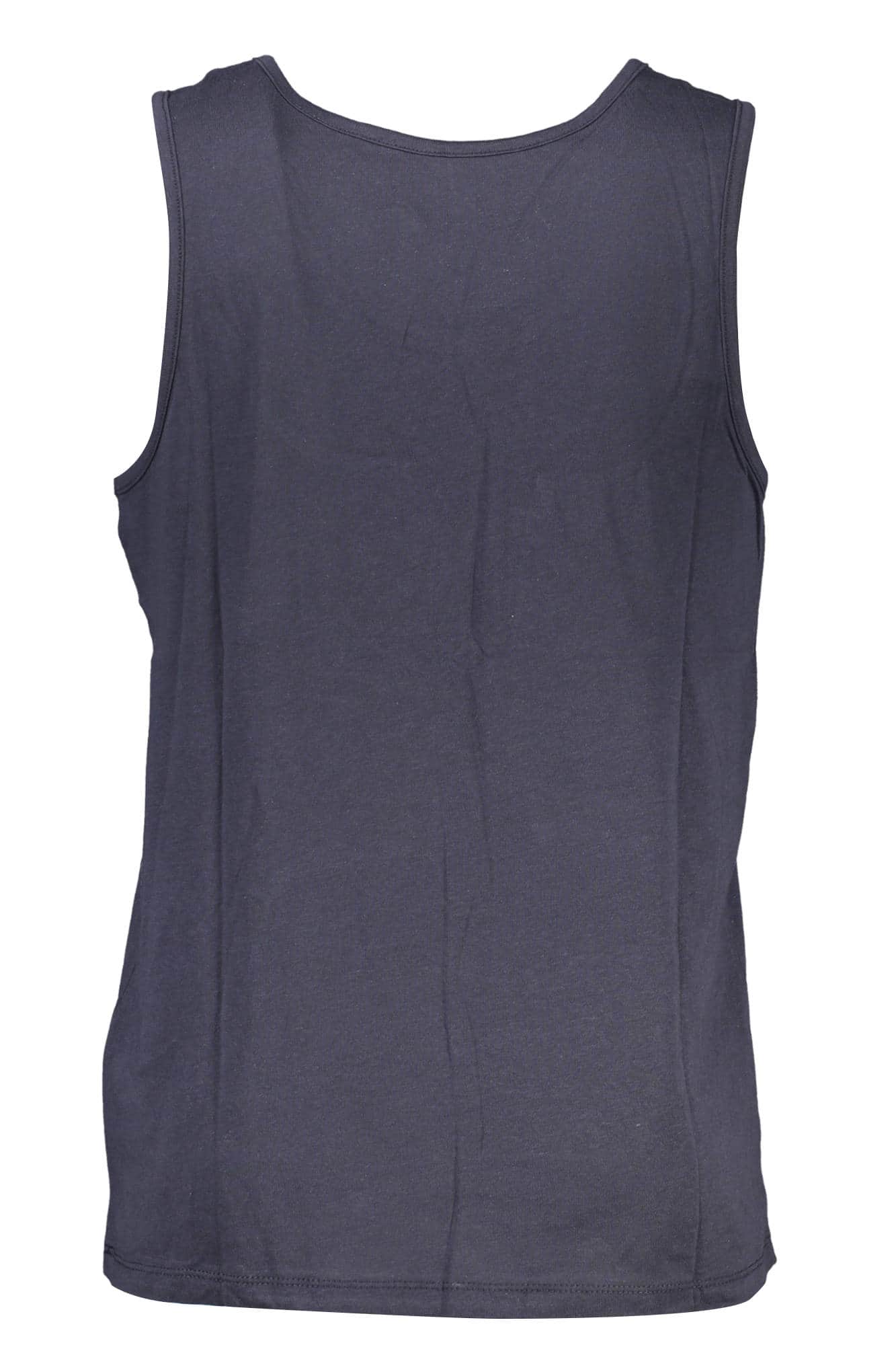 GIAN MARCO VENTURI MEN'S BLUE TANK TOP
