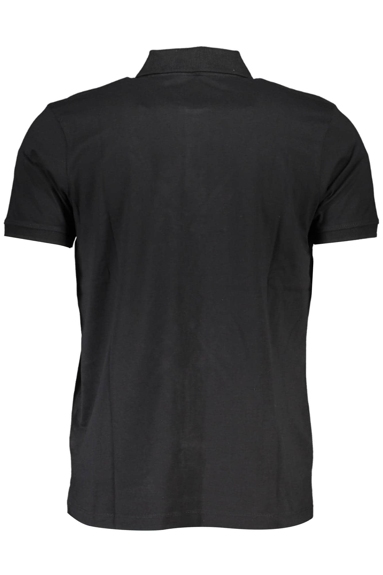 GIAN MARCO VENTURI MEN'S SHORT SLEEVE POLO BLACK