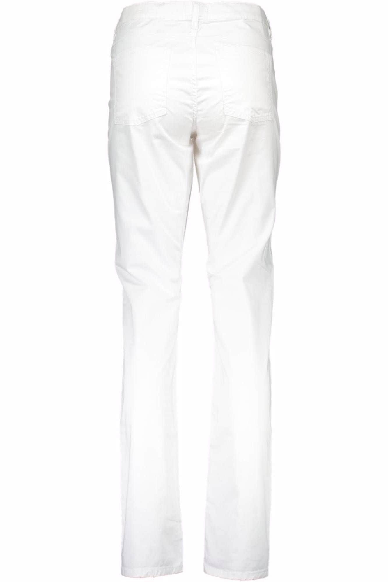 GANT WOMEN'S WHITE TROUSERS