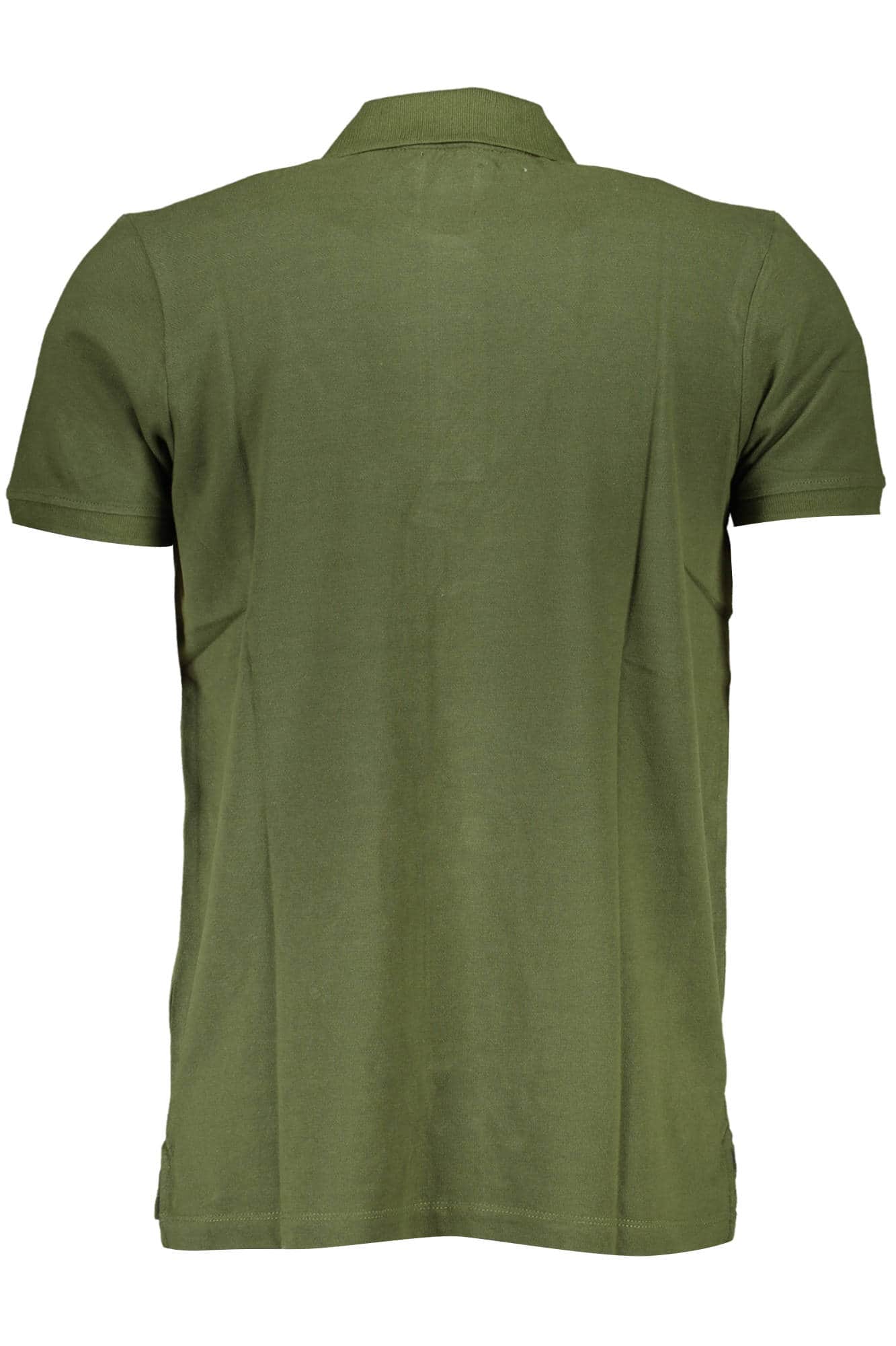 GIAN MARCO VENTURI MEN'S SHORT SLEEVE POLO GREEN