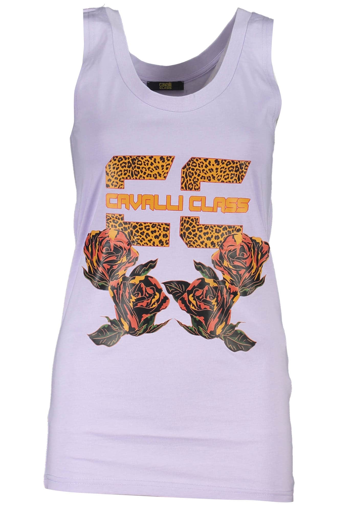 CAVALLI CLASS WOMEN'S PURPLE TANK TOP