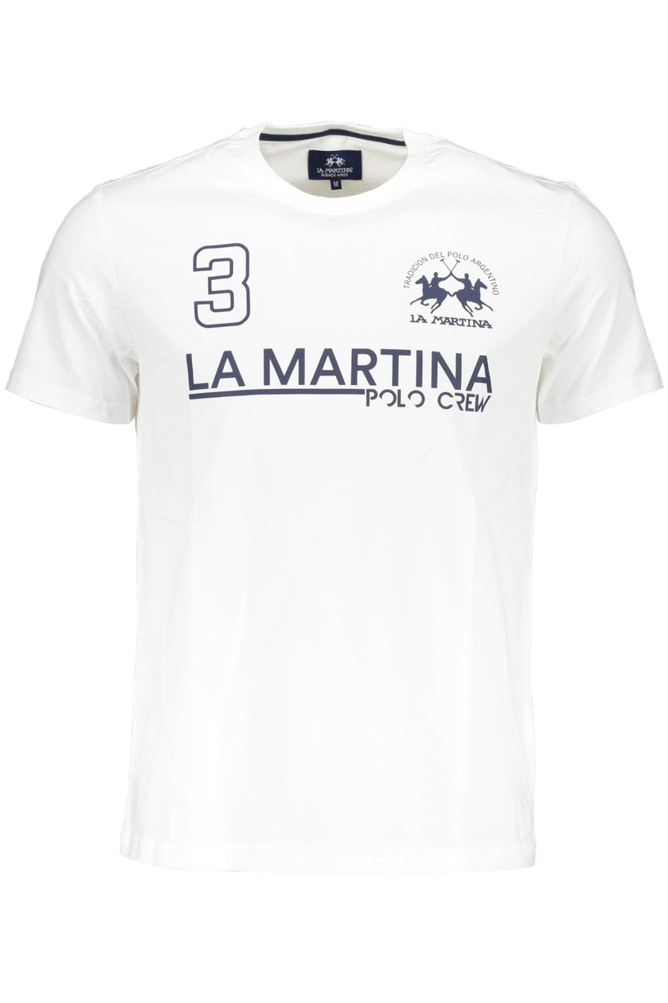 LA MARTINA MEN'S SHORT SLEEVE T-SHIRT WHITE