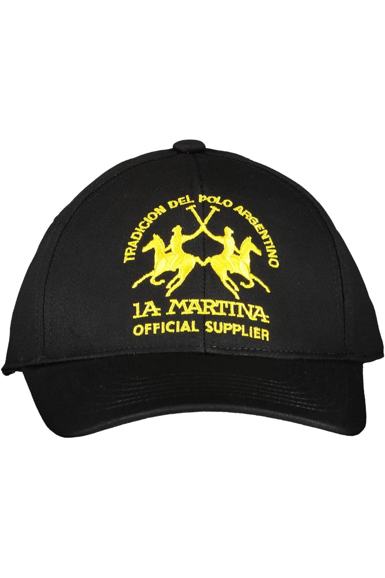 LA MARTINA BLACK MEN'S HAT