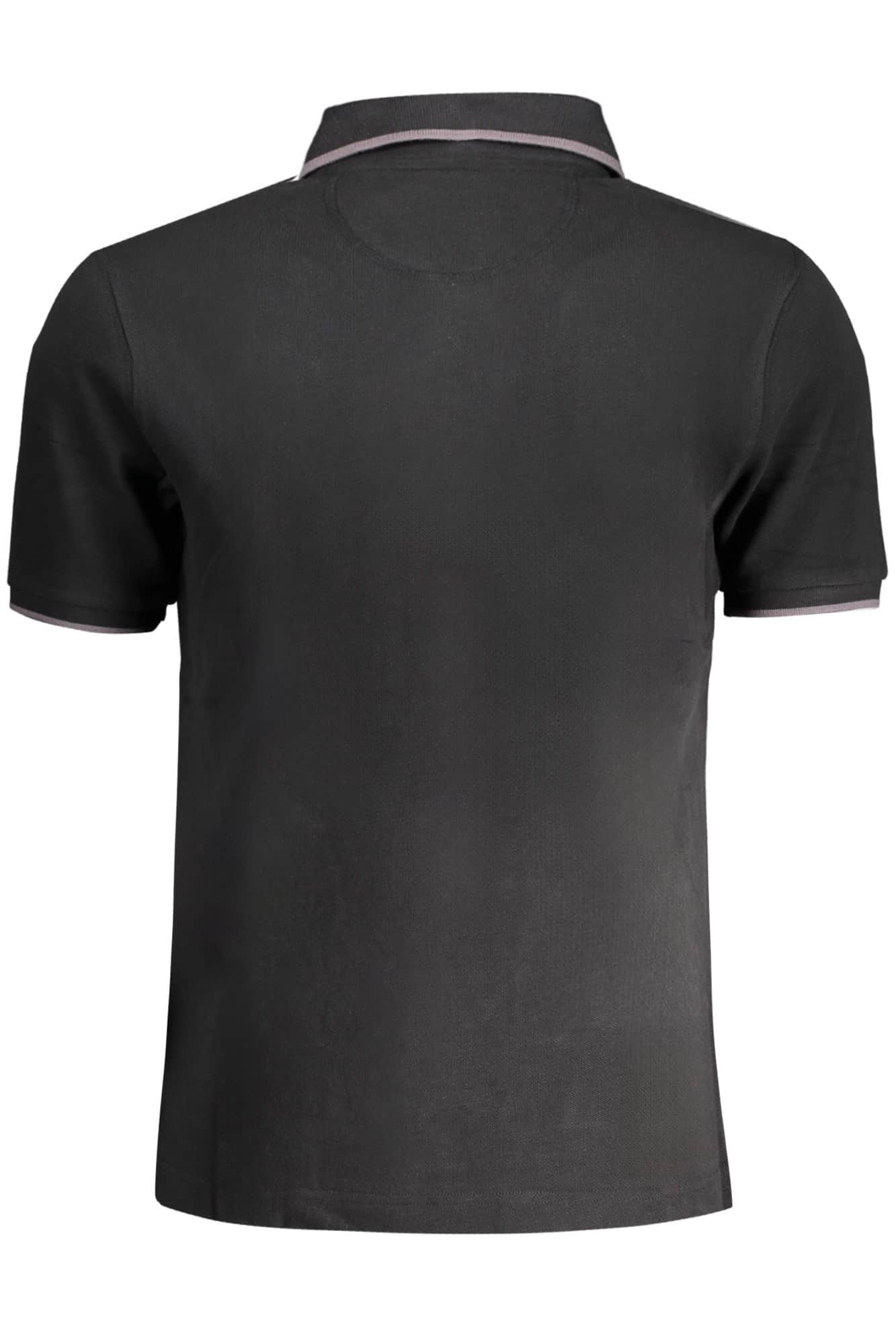 LA MARTINA MEN'S SHORT SLEEVE POLO BLACK