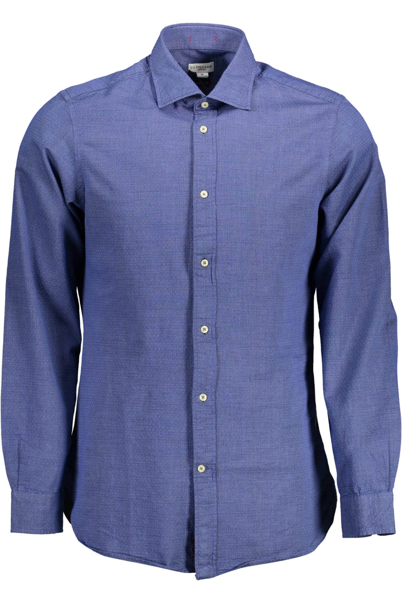 US POLO ASSN. MEN'S BLUE LONG-SLEEVED SHIRT