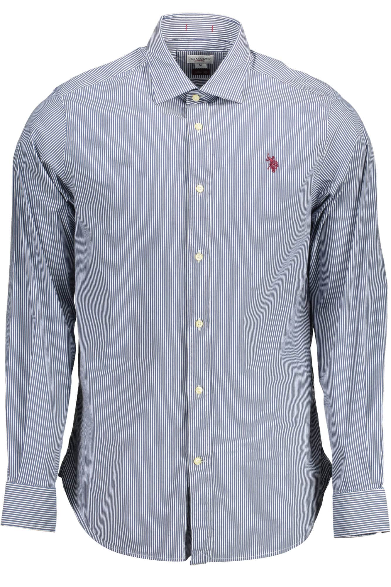 US POLO ASSN. MEN'S BLUE LONG-SLEEVED SHIRT