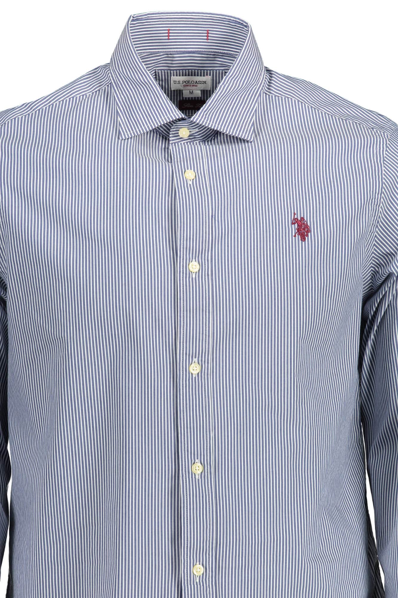 US POLO ASSN. MEN'S BLUE LONG-SLEEVED SHIRT
