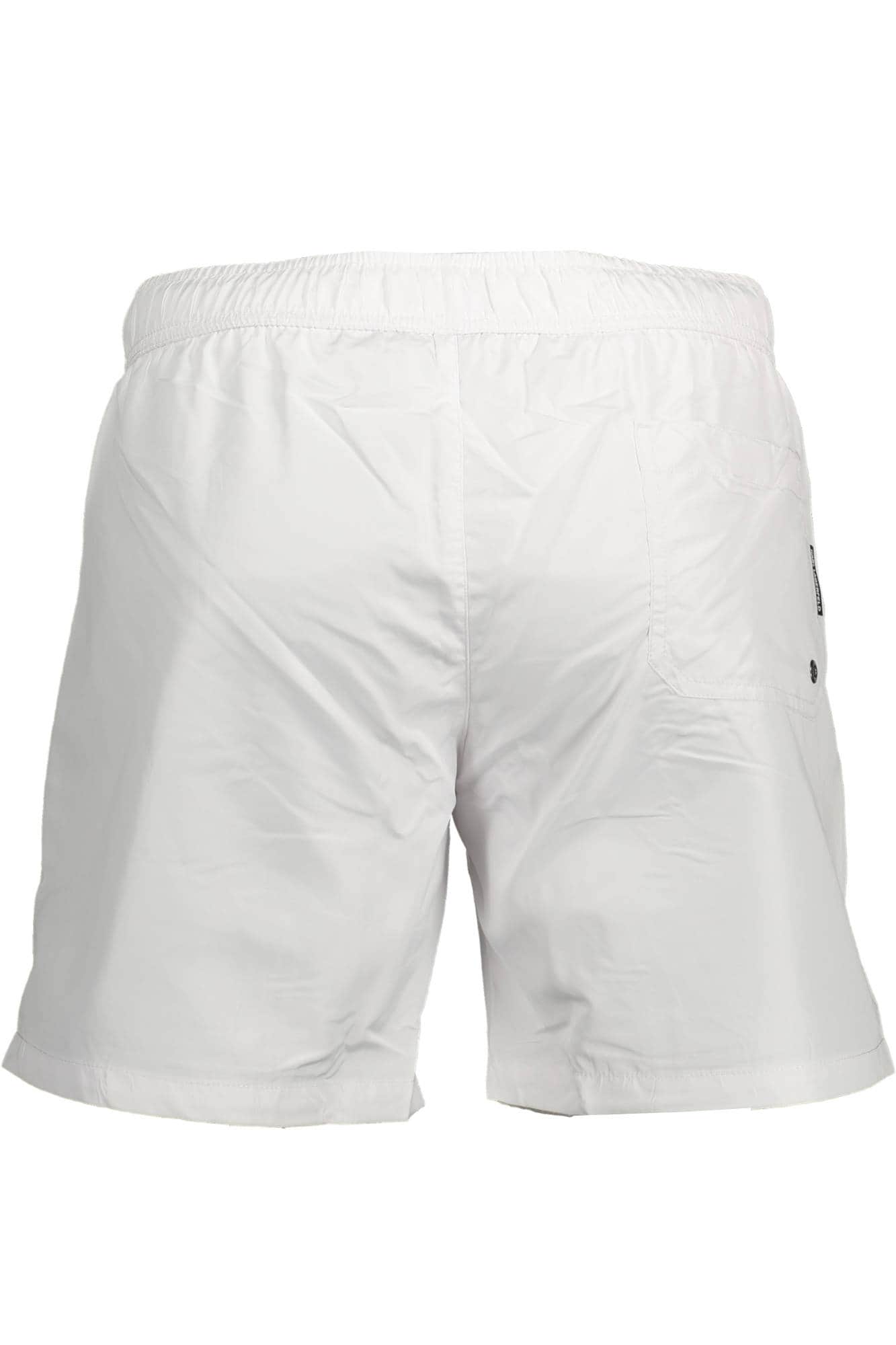 KARL LAGERFELD BEACHWEAR SWIMSUIT BOTTOM MEN WHITE
