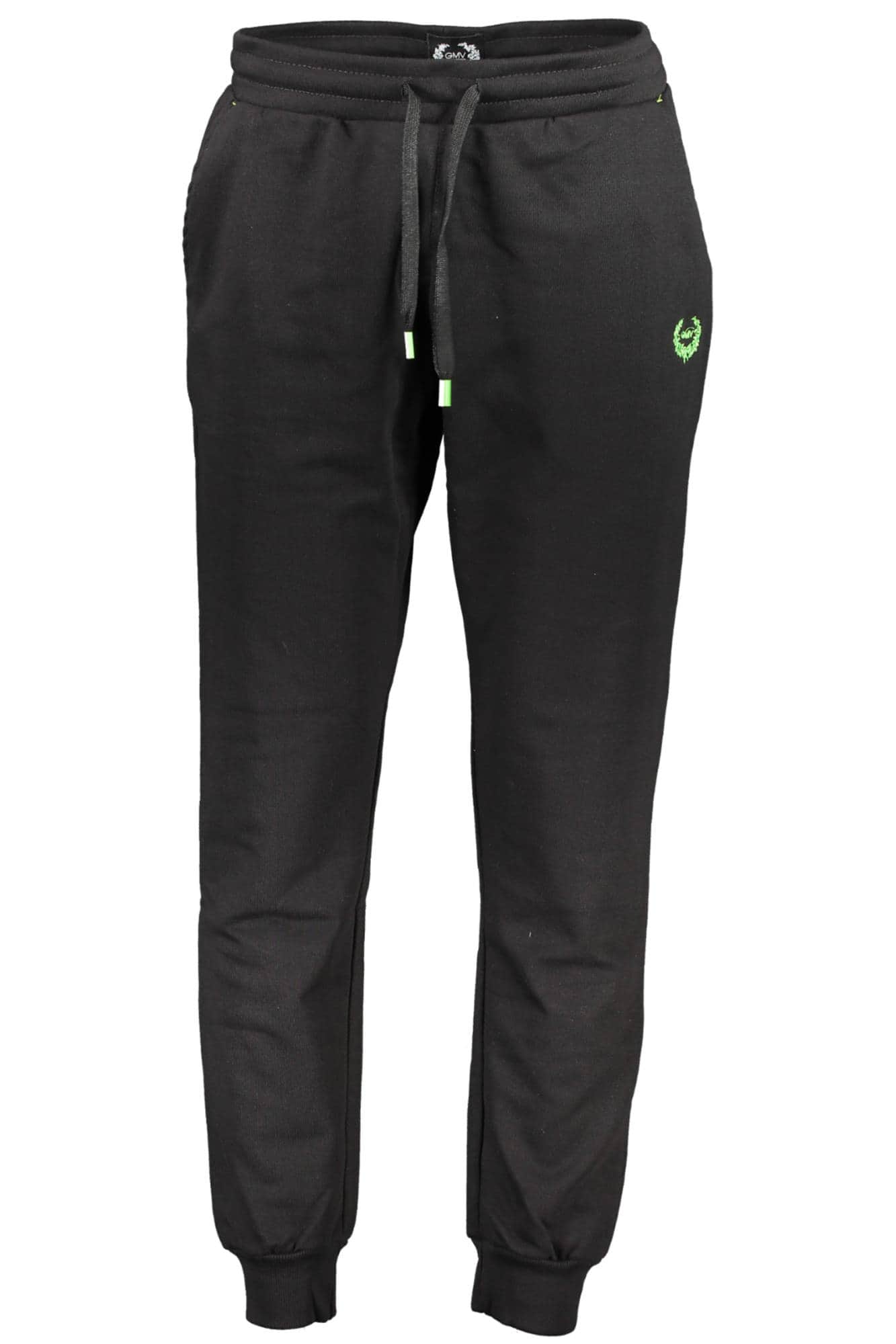 GIAN MARCO VENTURI BLACK MEN'S PANTS