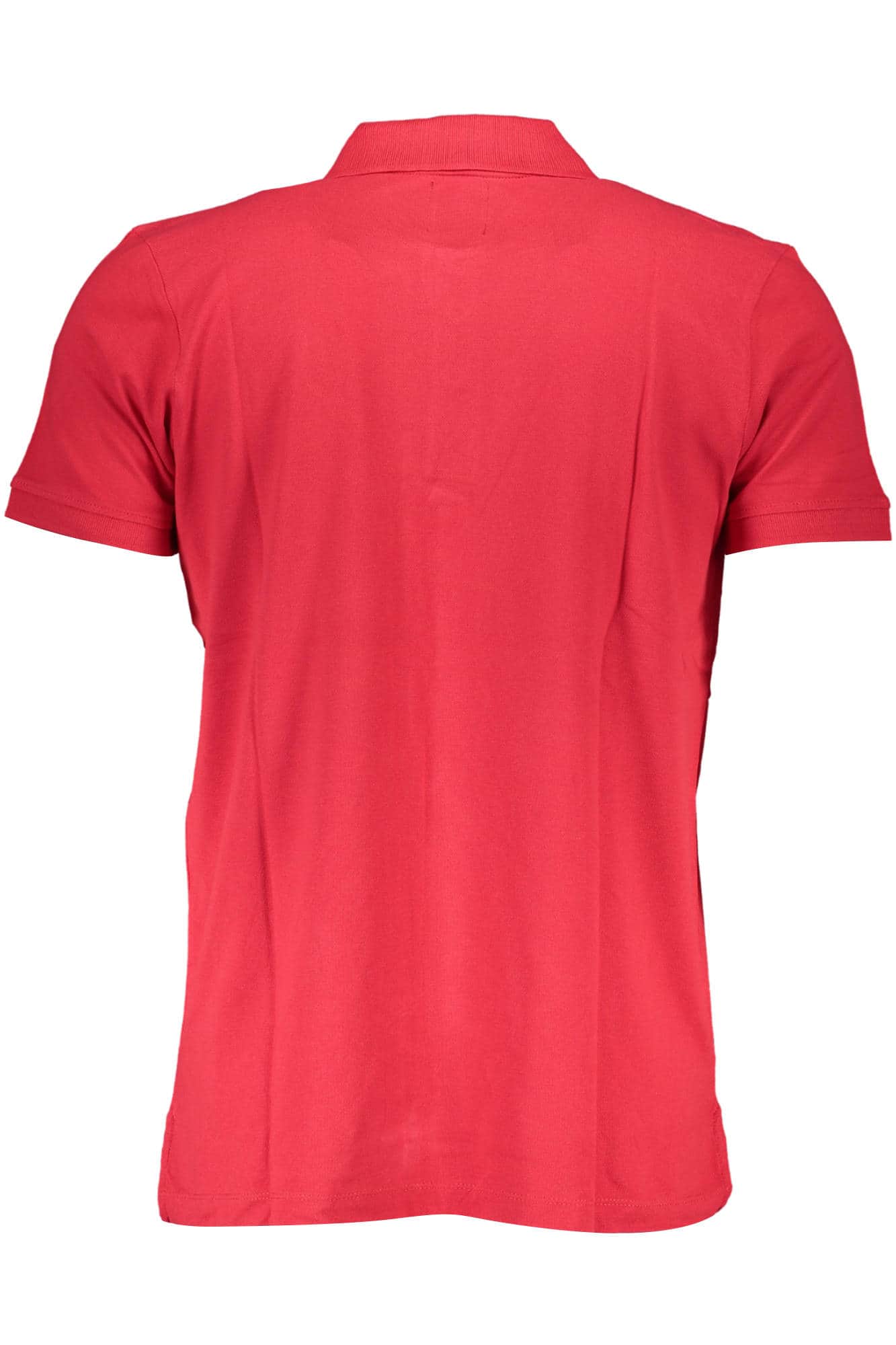 GIAN MARCO VENTURI MEN'S SHORT SLEEVE POLO SHIRT RED