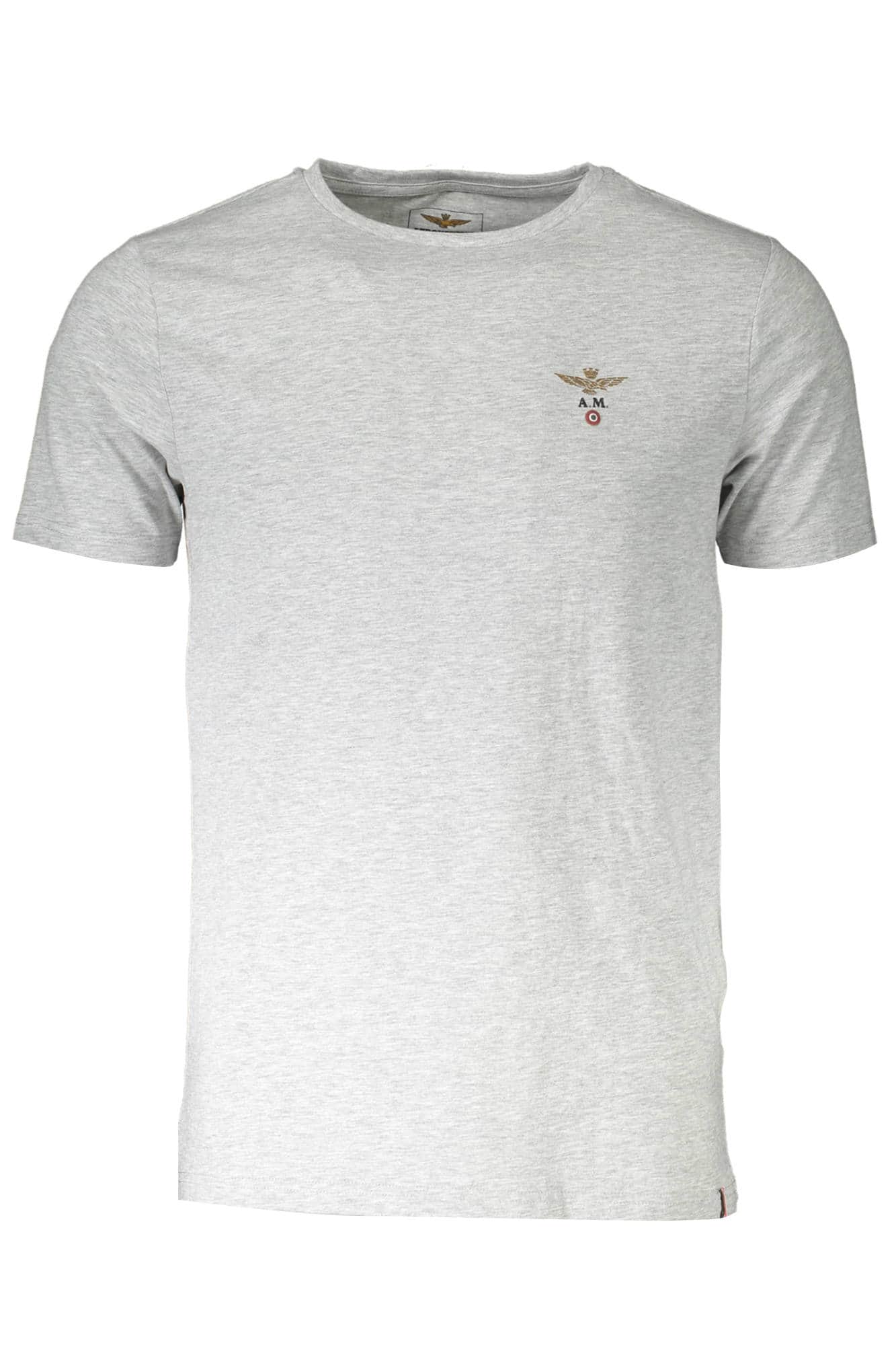 AERONAUTICA MILITARE MEN'S OUTDOOR T-SHIRT GREY