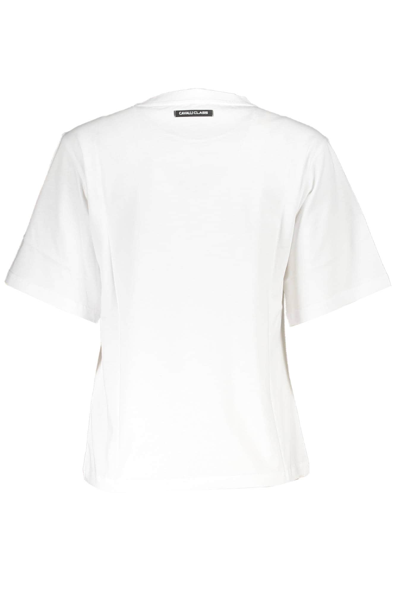 CAVALLI CLASS KORTE MOUW T-SHIRT DAMES WIT