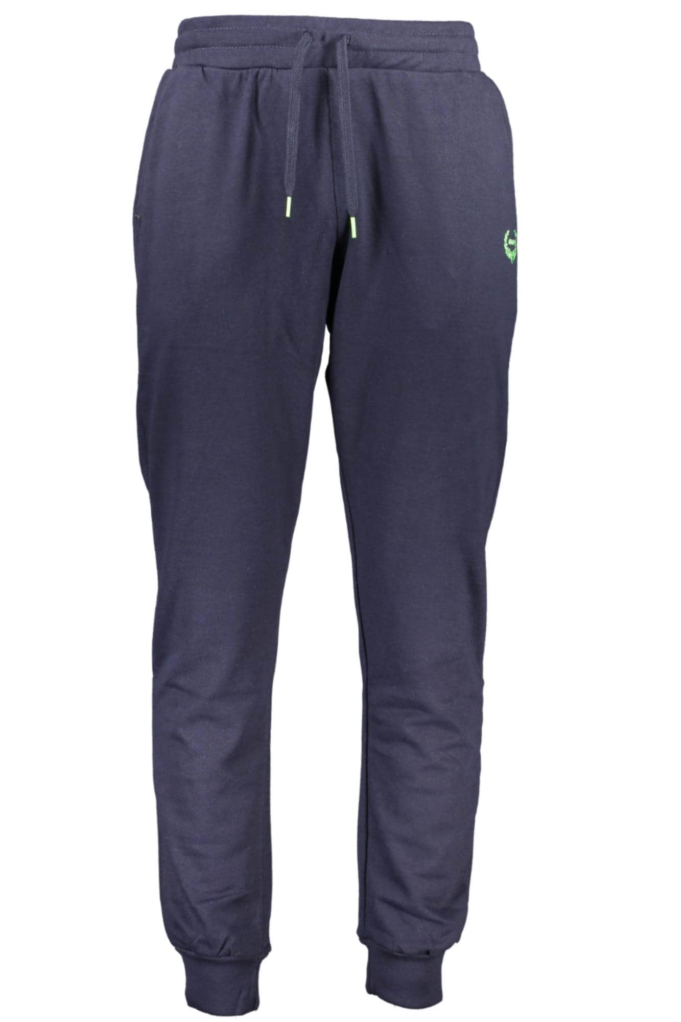 GIAN MARCO VENTURI MEN'S BLUE TROUSERS