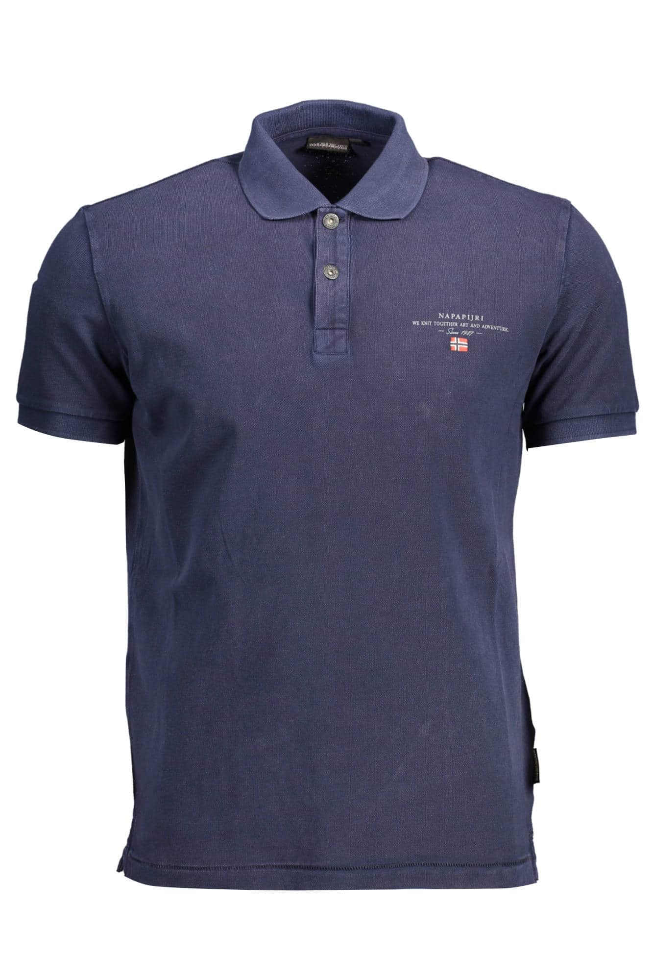 NAPAPIJRI POLO SHORT SLEEVES MEN BLUE