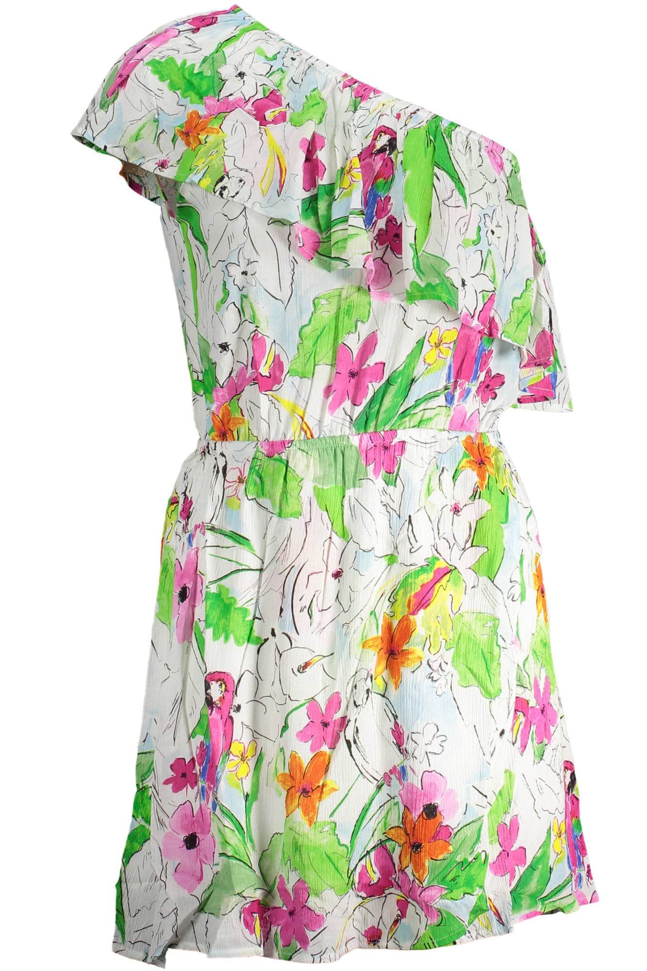 DESIGUAL SHORT DRESS WOMEN WHITE