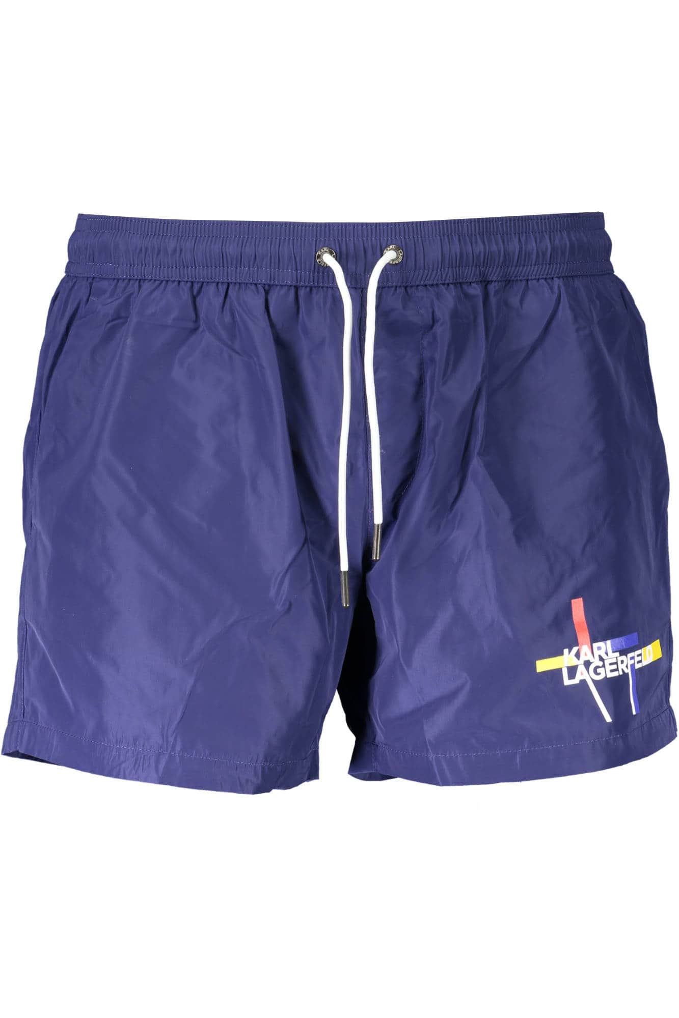 KARL LAGERFELD BEACHWEAR SWIMSUIT BOTTOM MEN BLUE