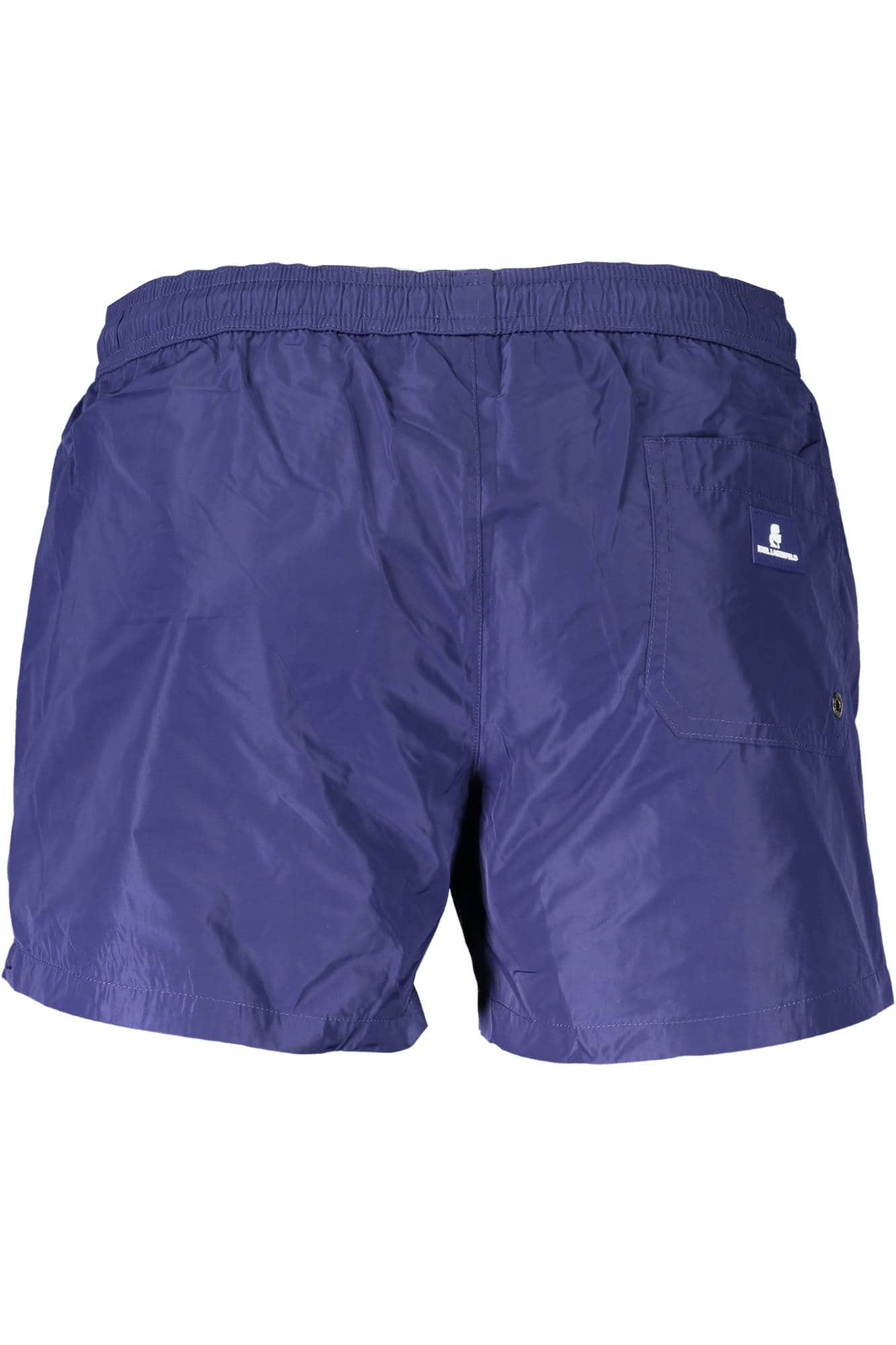 KARL LAGERFELD BEACHWEAR SWIMSUIT BOTTOM MEN BLUE