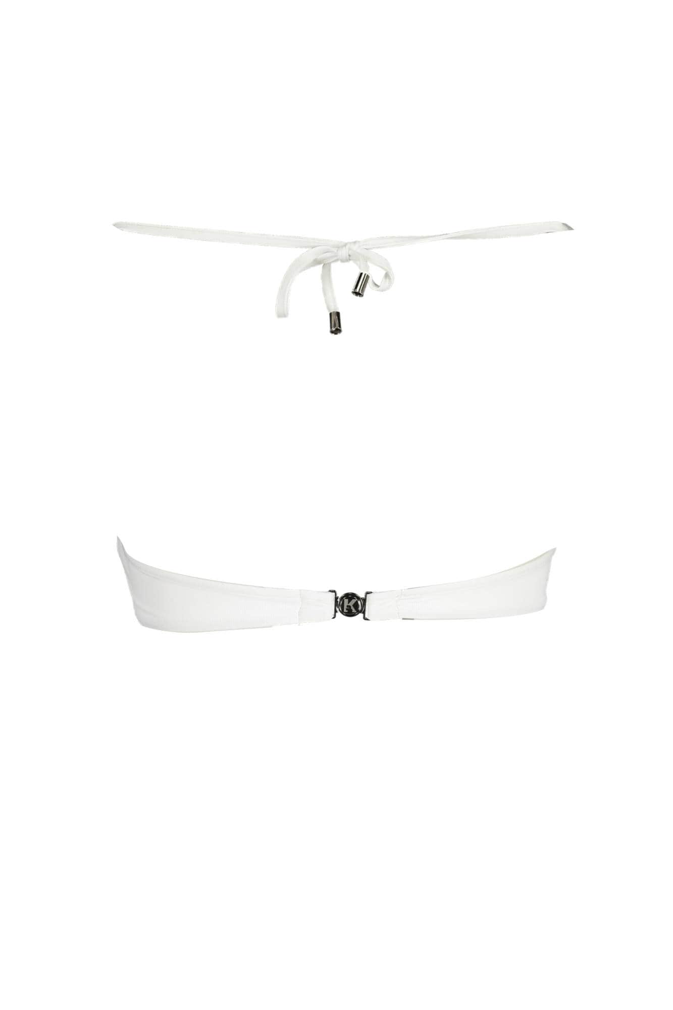 KARL LAGERFELD BEACHWEAR SWIMSUIT TOP WOMEN WHITE