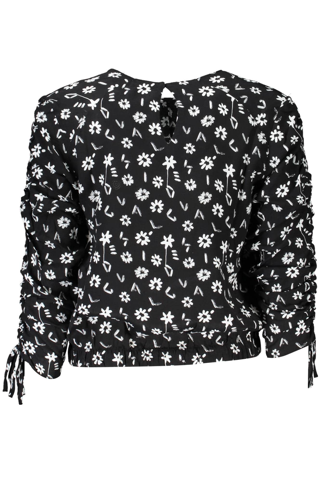 DESIGUAL LONG SLEEVE SHIRT WOMEN BLACK