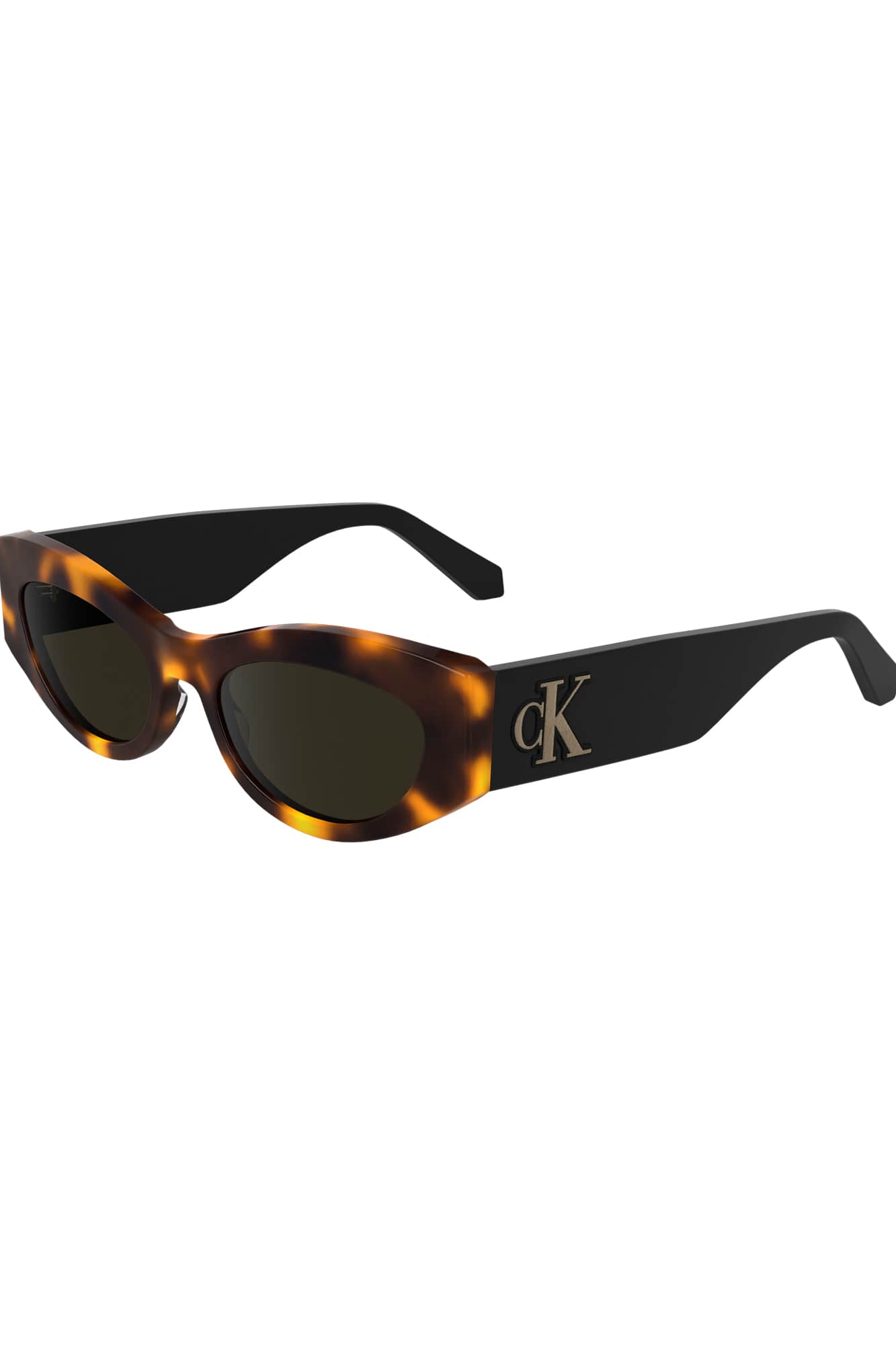 CALVIN KLEIN DAMES ZONNEBRIL BRUIN